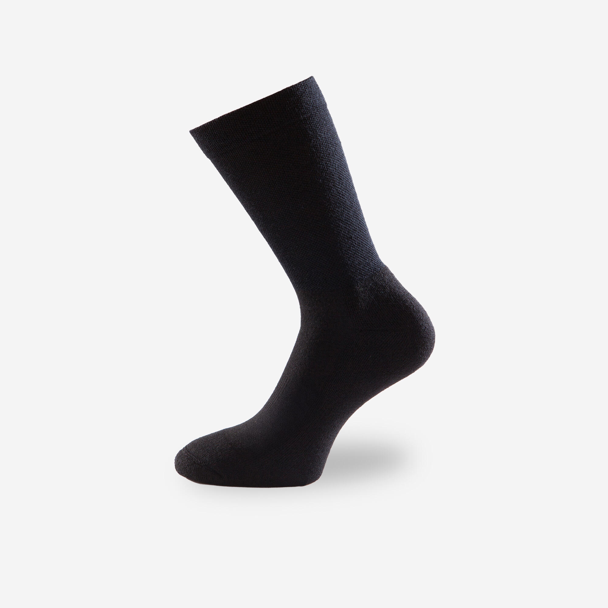 Rennrad Socken "500" Winter schwarz