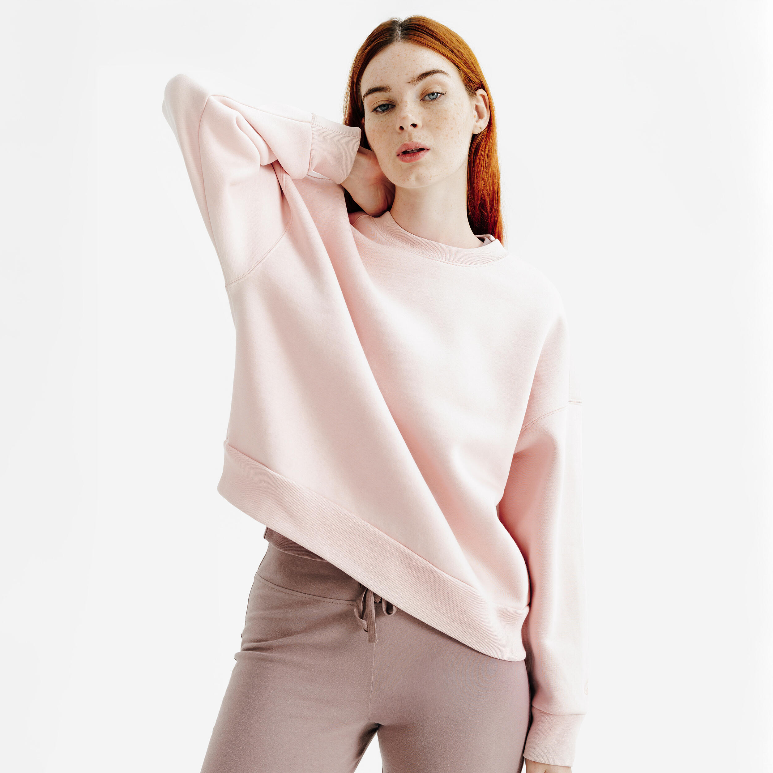 Sweatshirt Damen Rundhals - Elementals rosa
