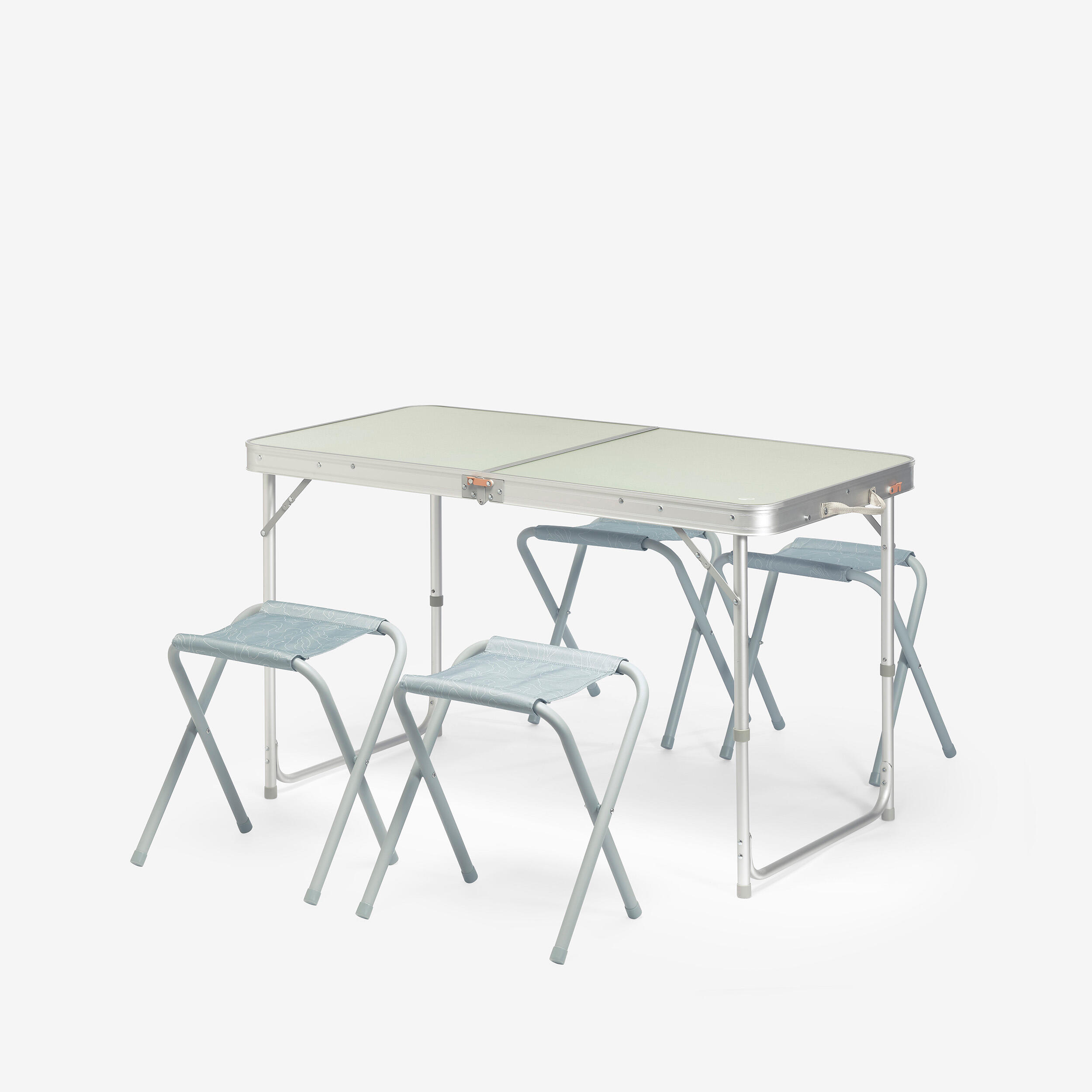 Campingtisch klappbar 4 Sitze 4–6 Personen grün