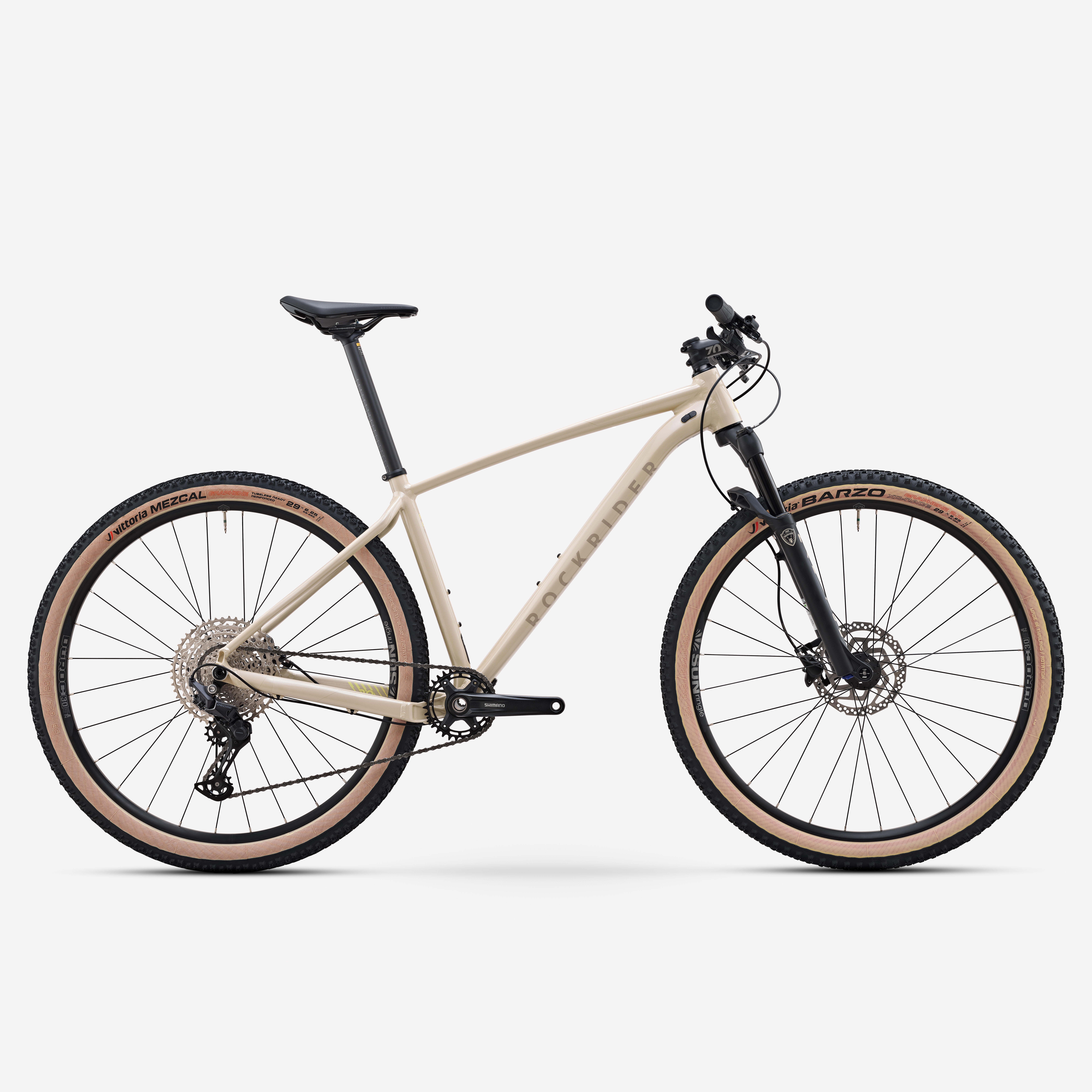 Mountainbike XC Hardtail 29" Aluminiumrahmen Race 540 beige