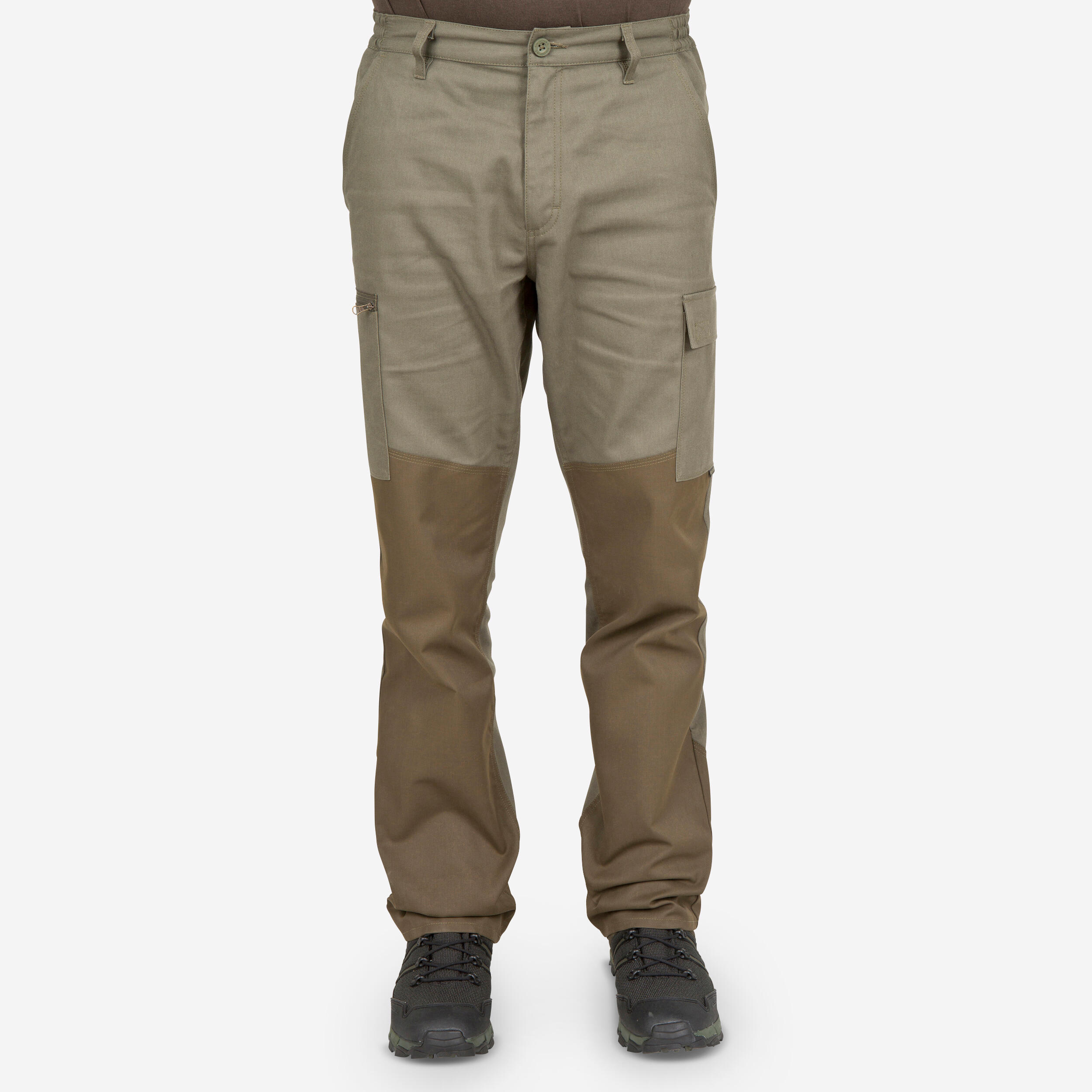 Jagdhose 100 Renfort grün