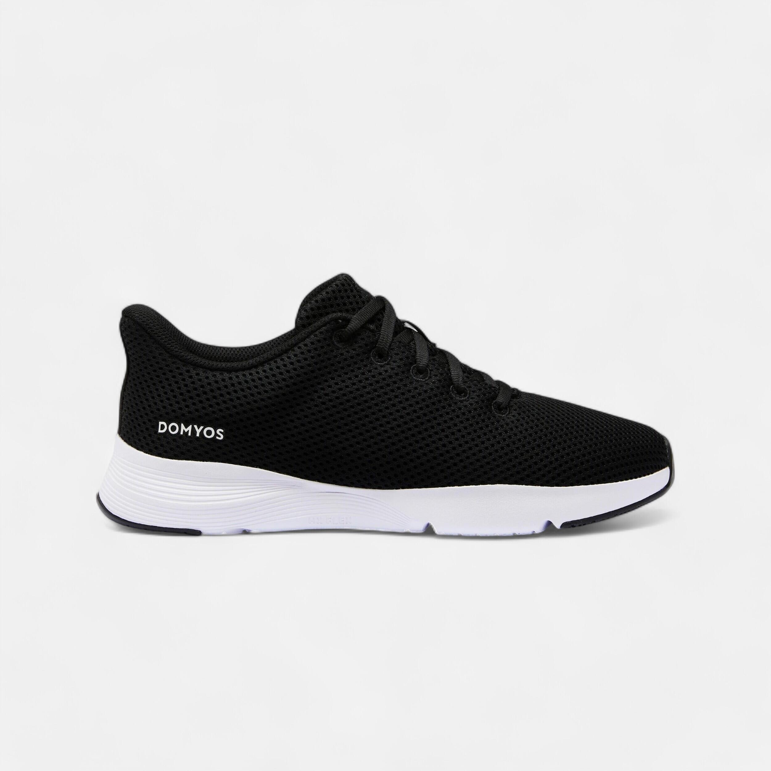 Fitnessschuhe Sneaker Damen - graphitschwarz/ultraweiß