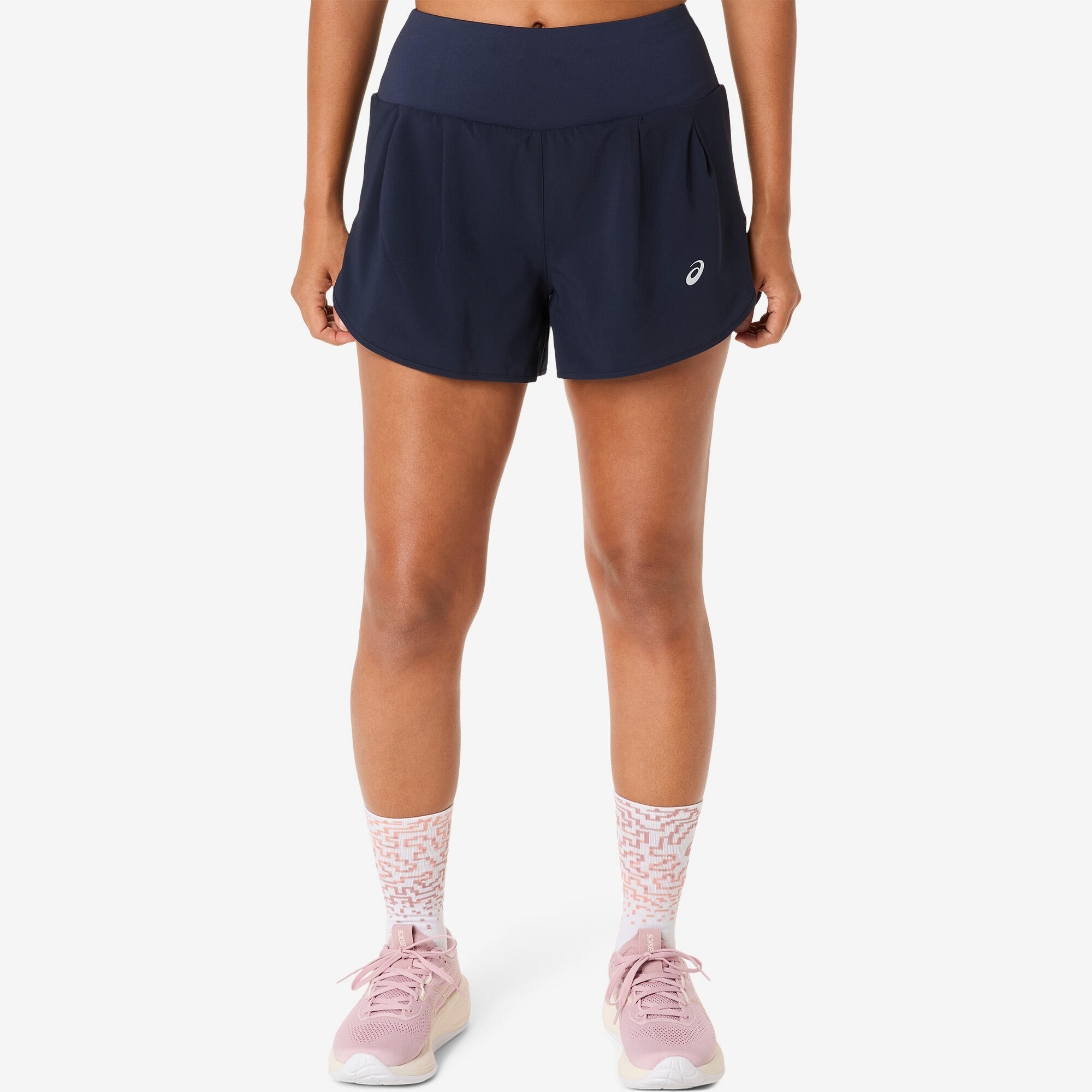 Laufshorts Damen Asics - blau