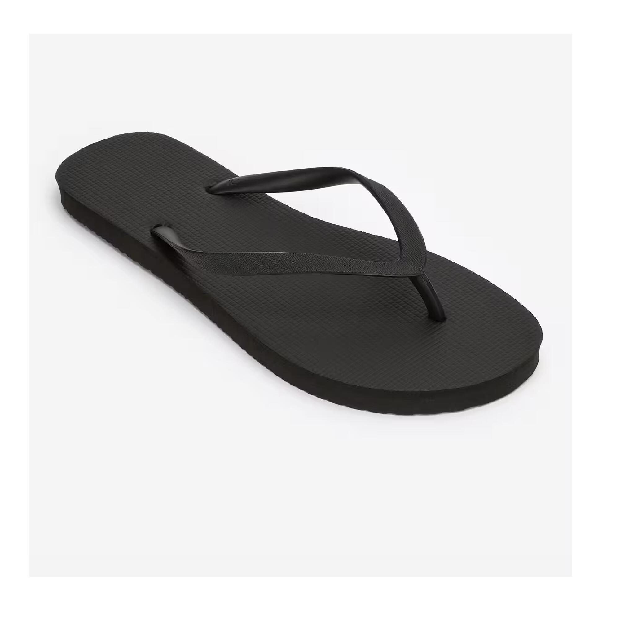 Zehensandalen Damen 100 schwarz