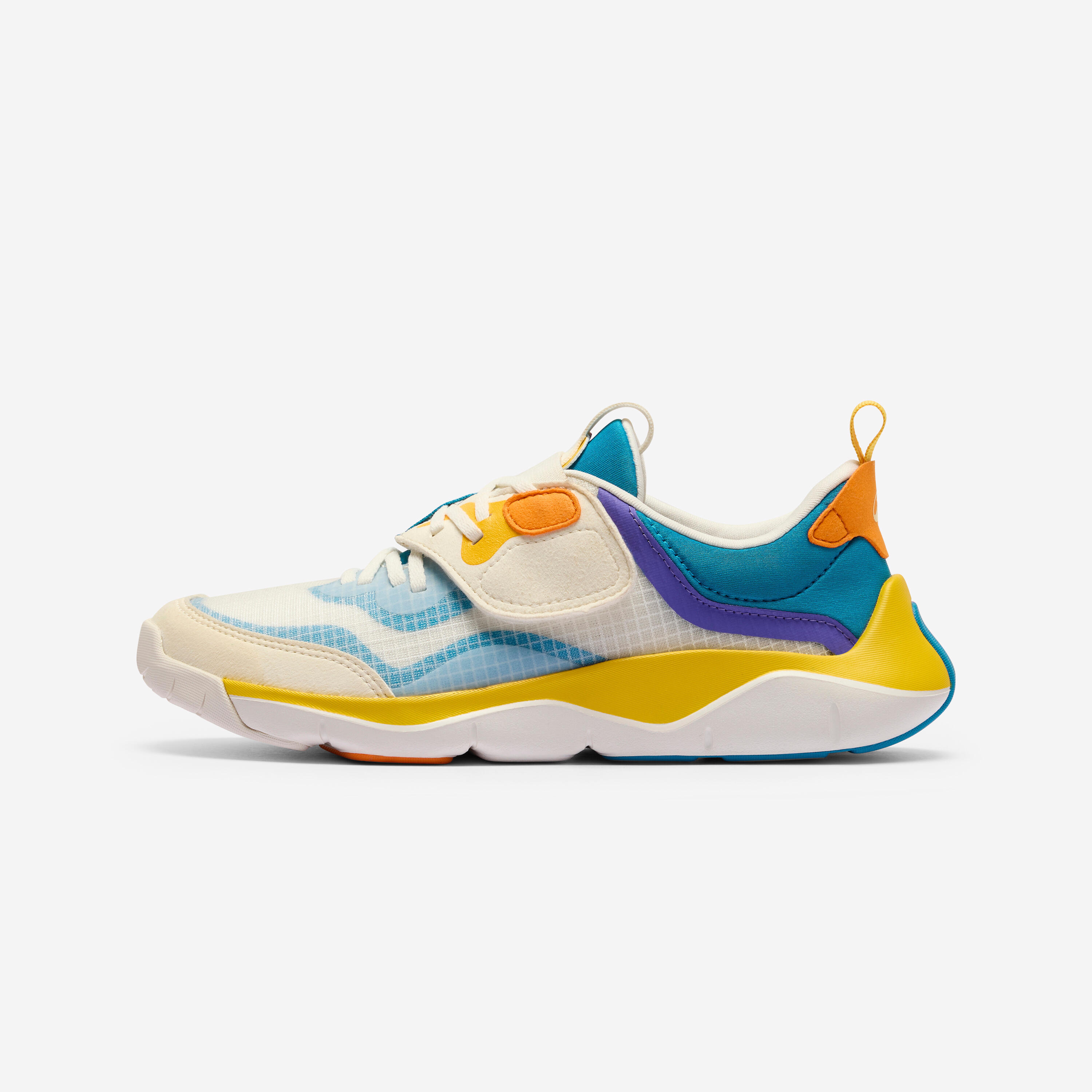 Sportschuhe Kinder leichtes Anziehen - Playful City blau/weiß