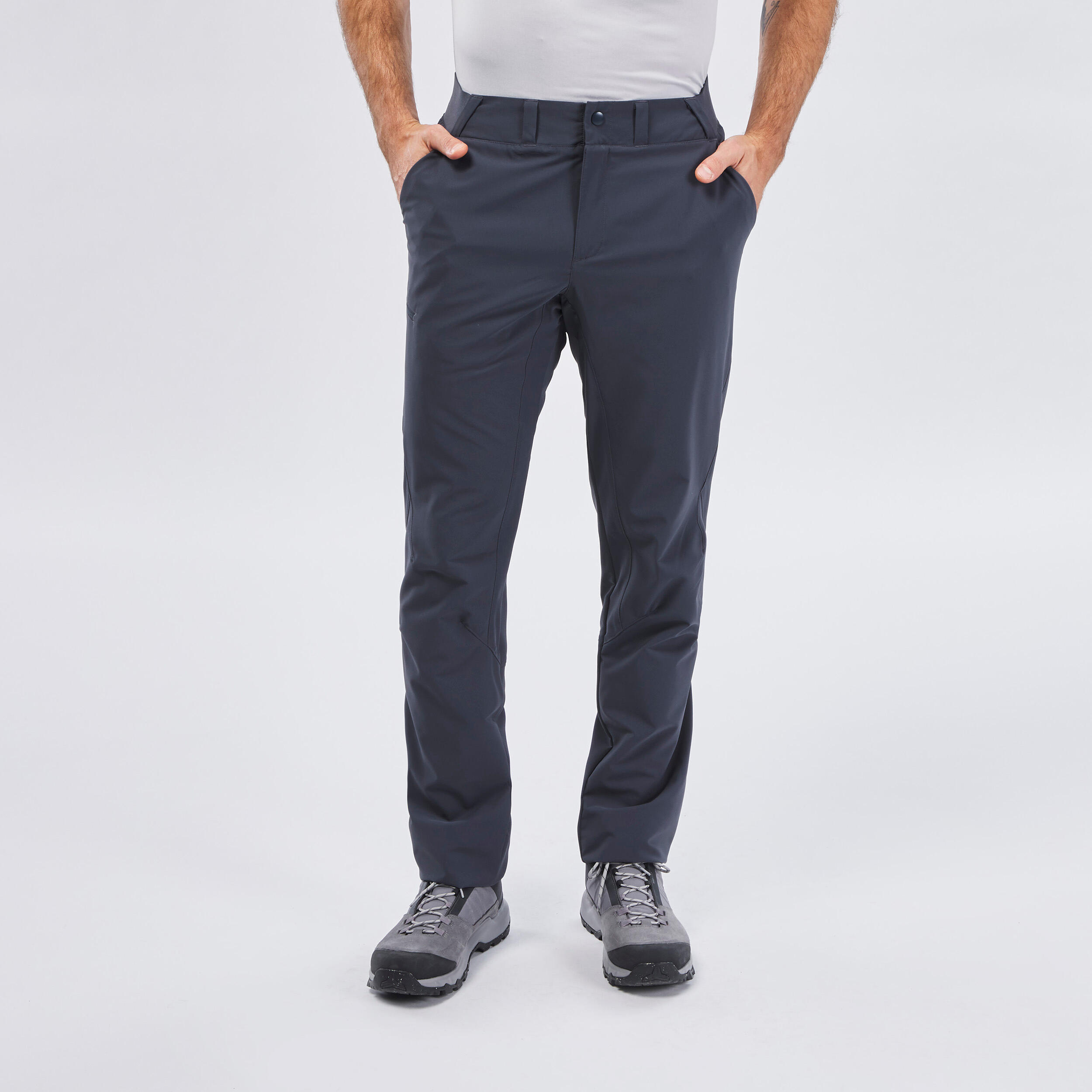 Wanderhose Herren - MH100 grau