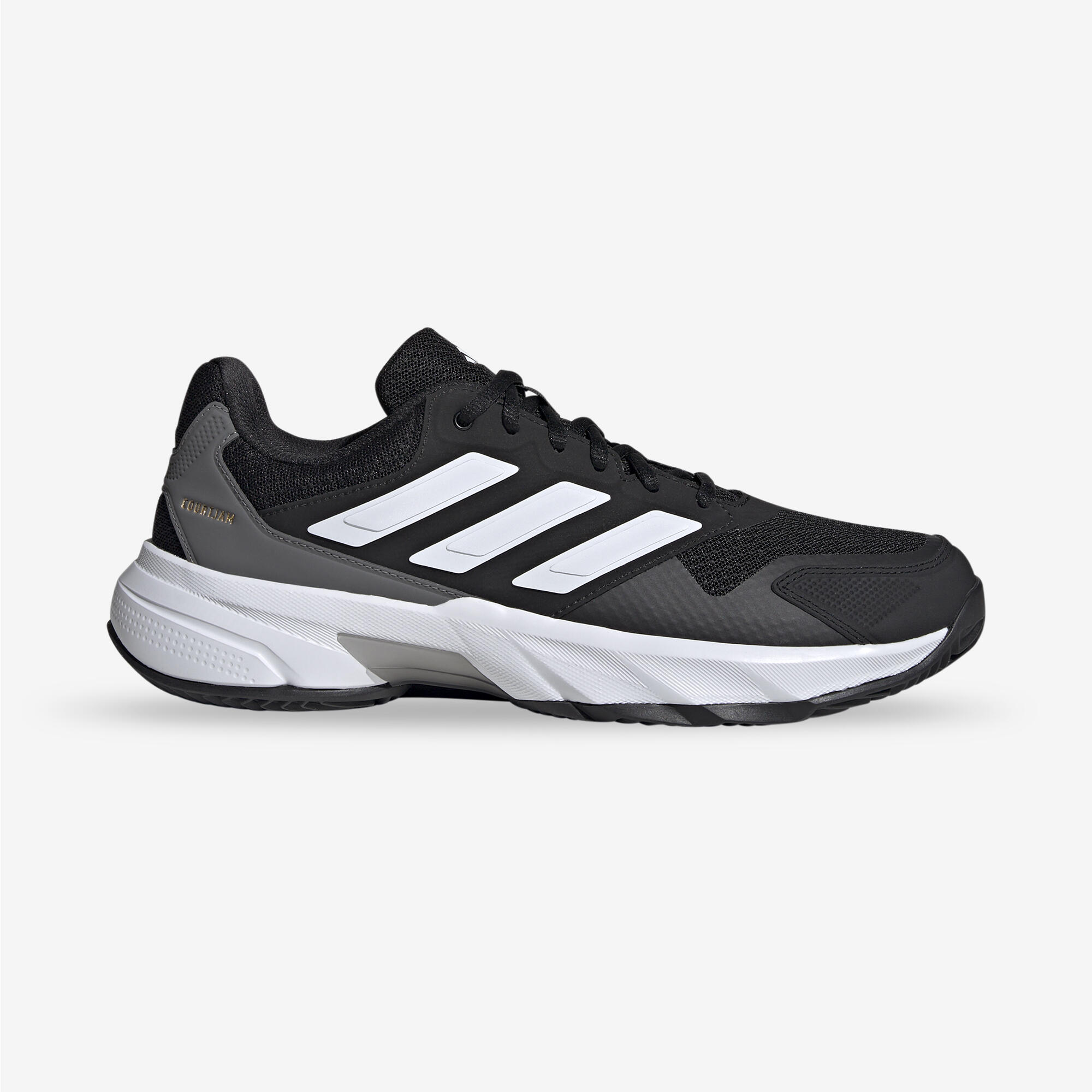 Herren Tennisschuhe Sandplatz - ADIDAS Courtjam Control 3 schwarz/weiss