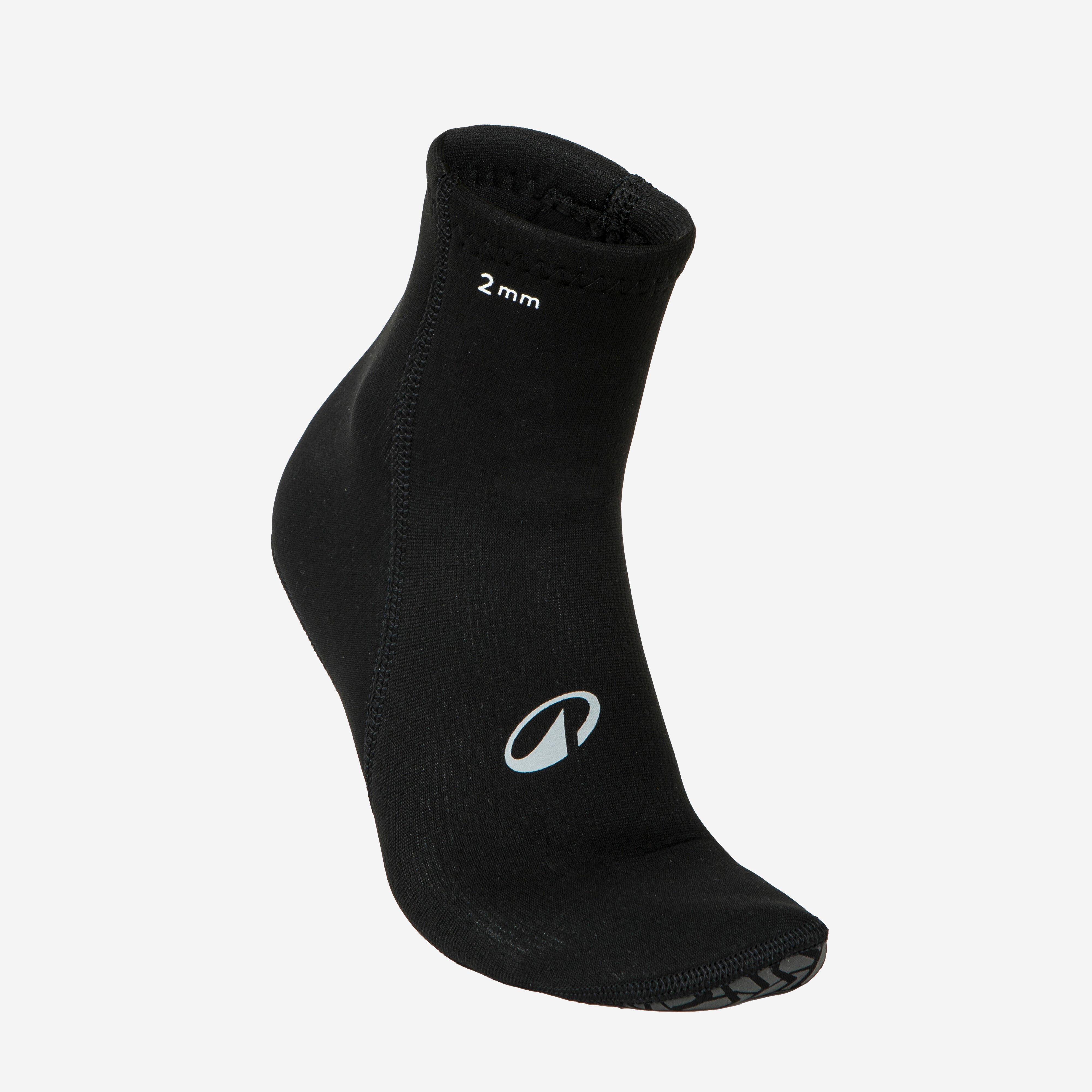 Neoprensocken Tauchen 2 mm schwarz