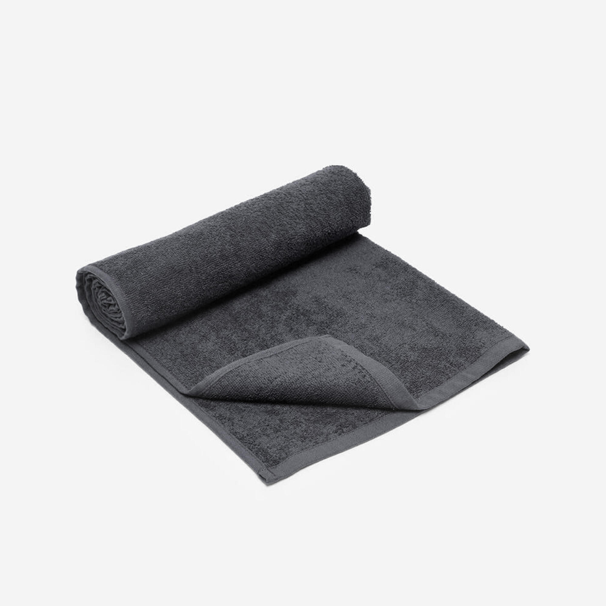 Handtuch Baumwolle 90 × 50 cm - grau