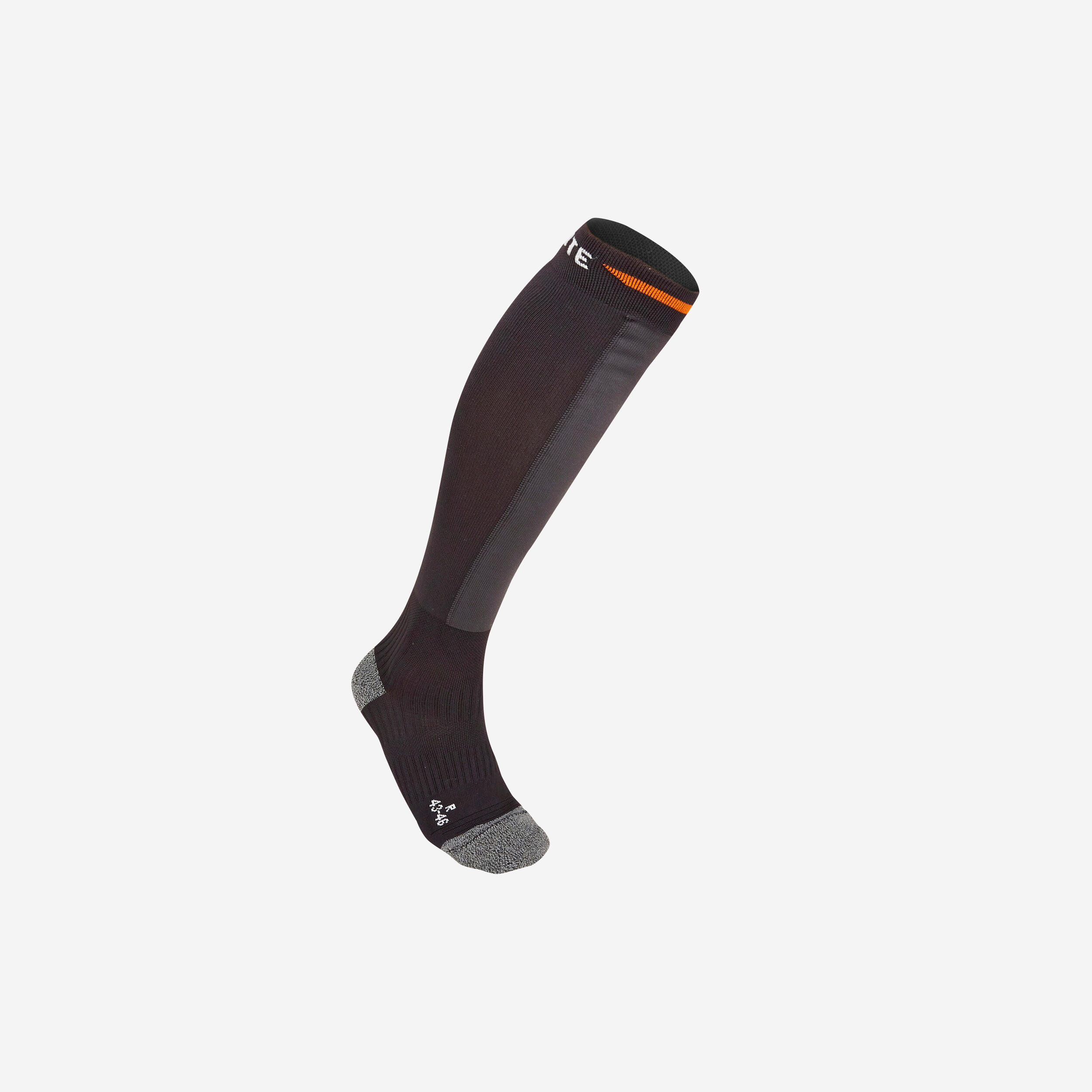 Laufsocken high verstärkt - schwarz