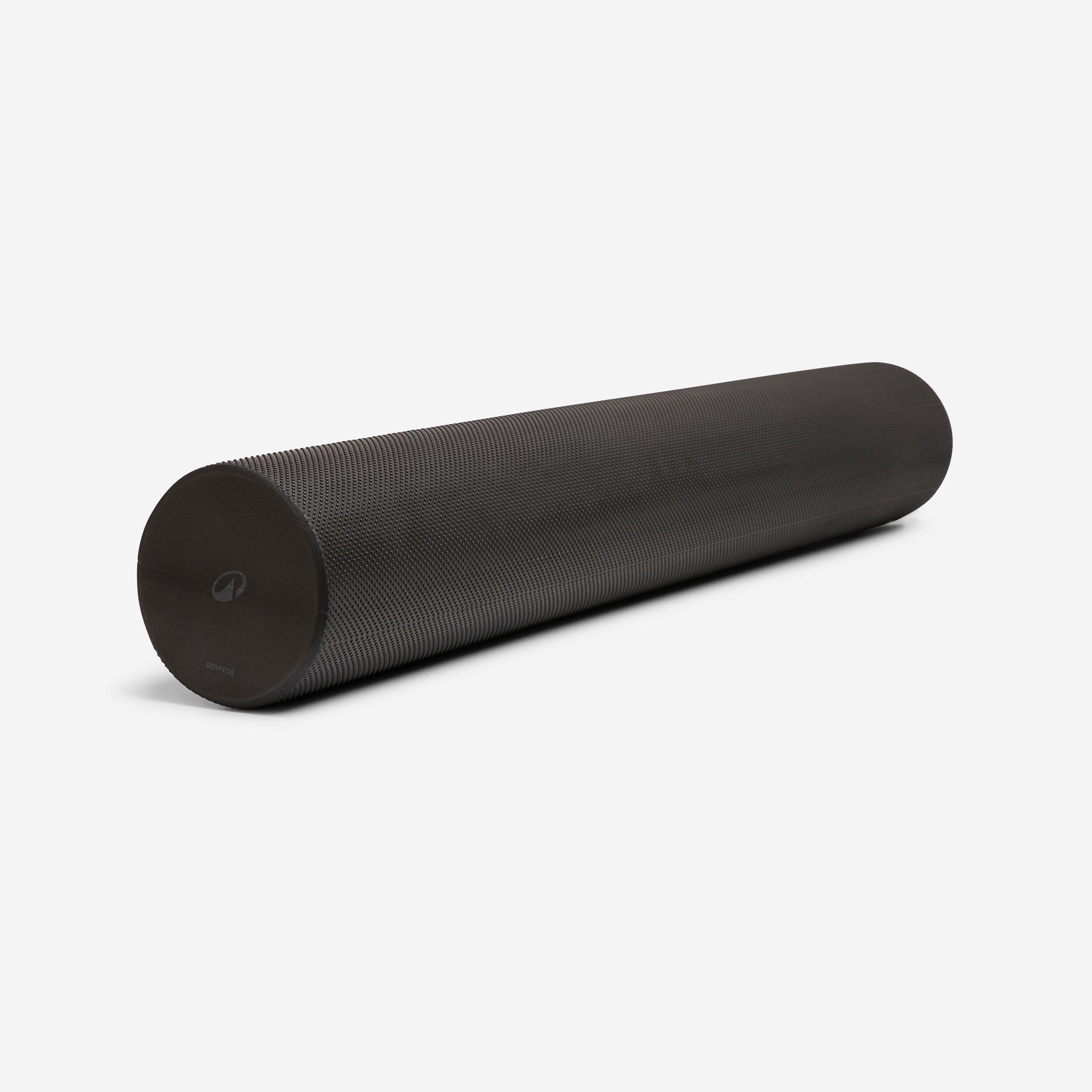 Pilatesrolle Schaumstoff Länge 90 cm Durchmesser 15 cm - Foam Roller schwarz