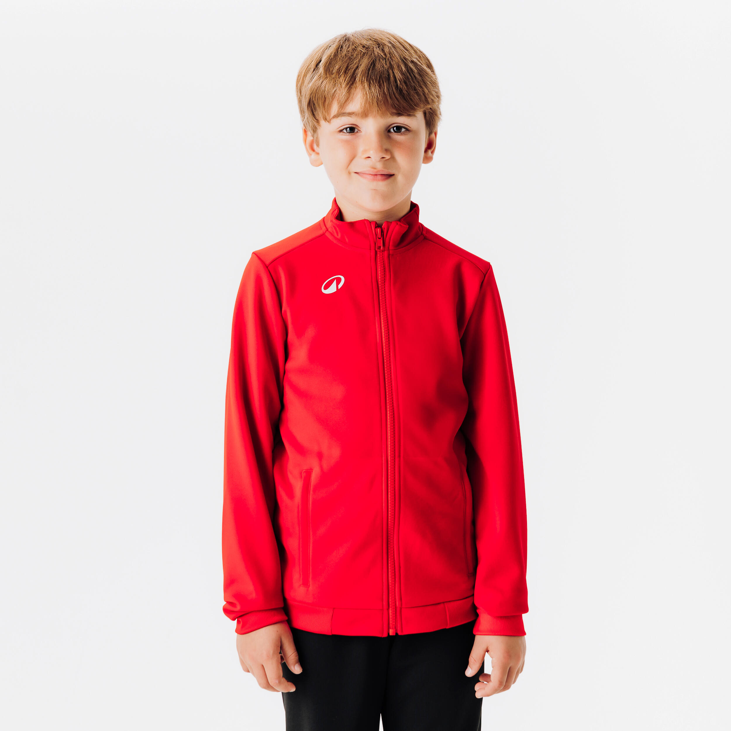 Kinder Fußball Trainingsjacke - Essential Club rot
