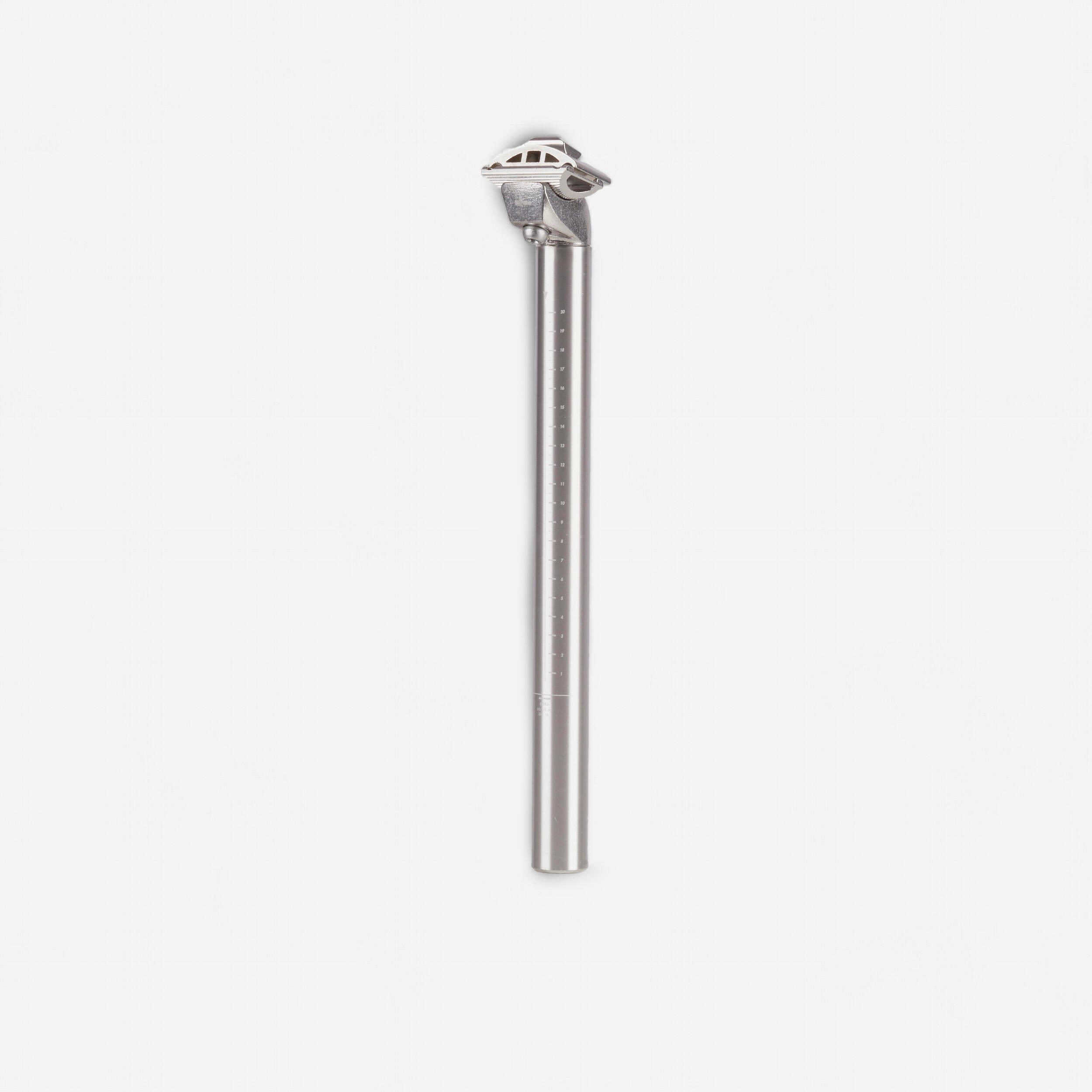 Sattelstütze 28,6 mm Durchmesser 270 mm oder 350 mm lang silber