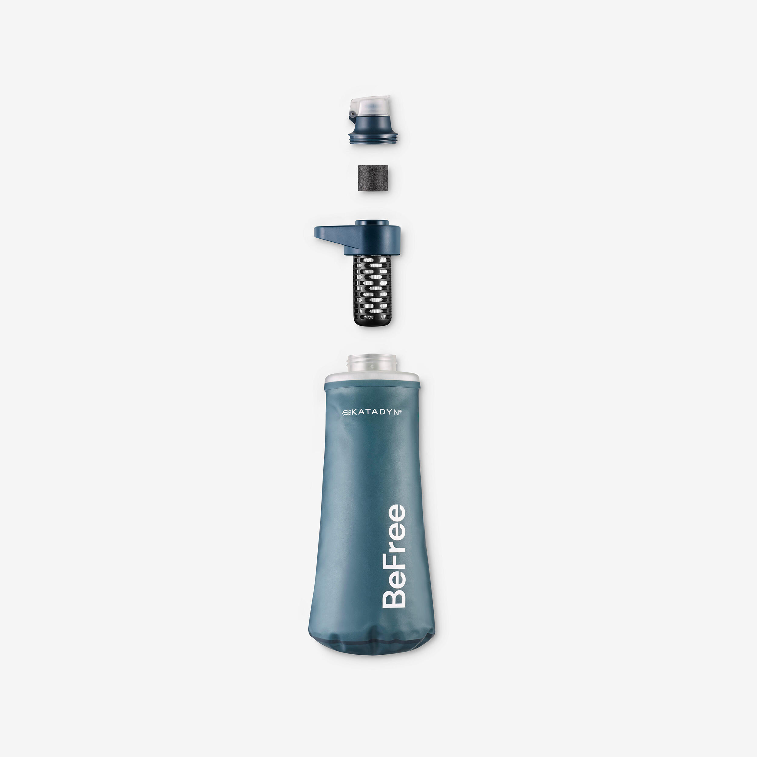 Trinkflasche Trekking 1 l weich mit Filter - BeFree Katadyn