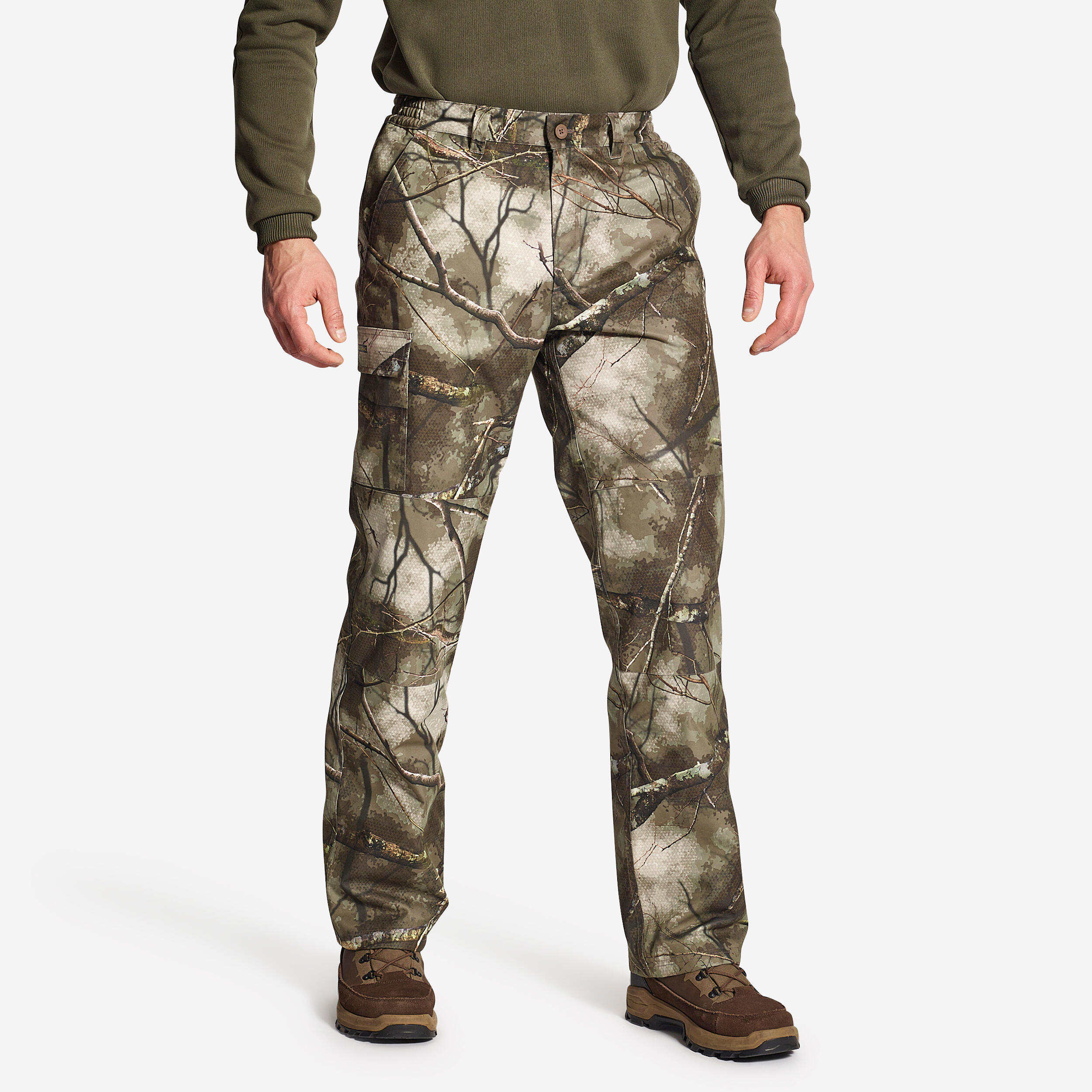 Jagd-Regenhose 100 warm Treemetic