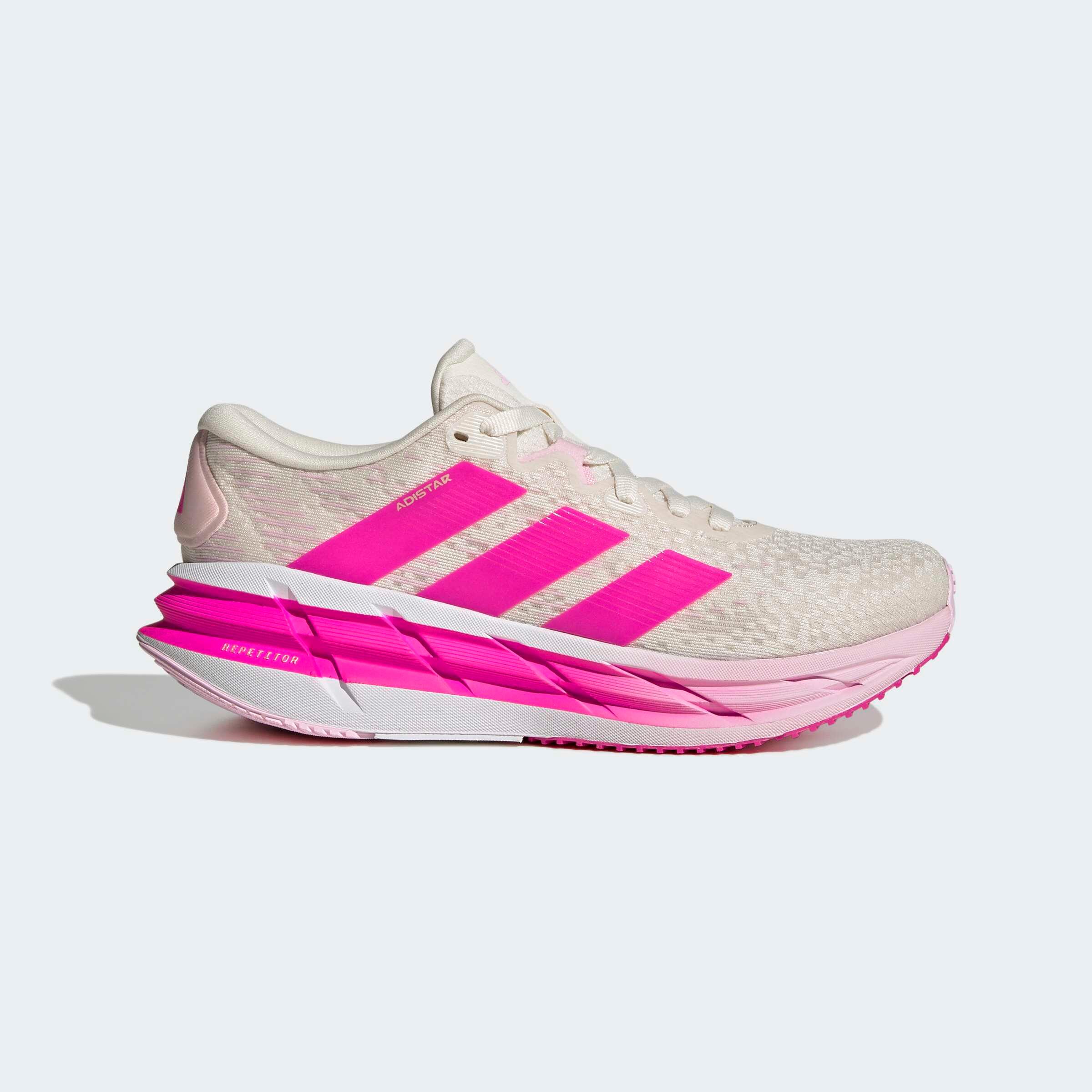 Laufschuhe Damen Dämpfung stabil ADIDAS - Adistar 4 weiß/rosa