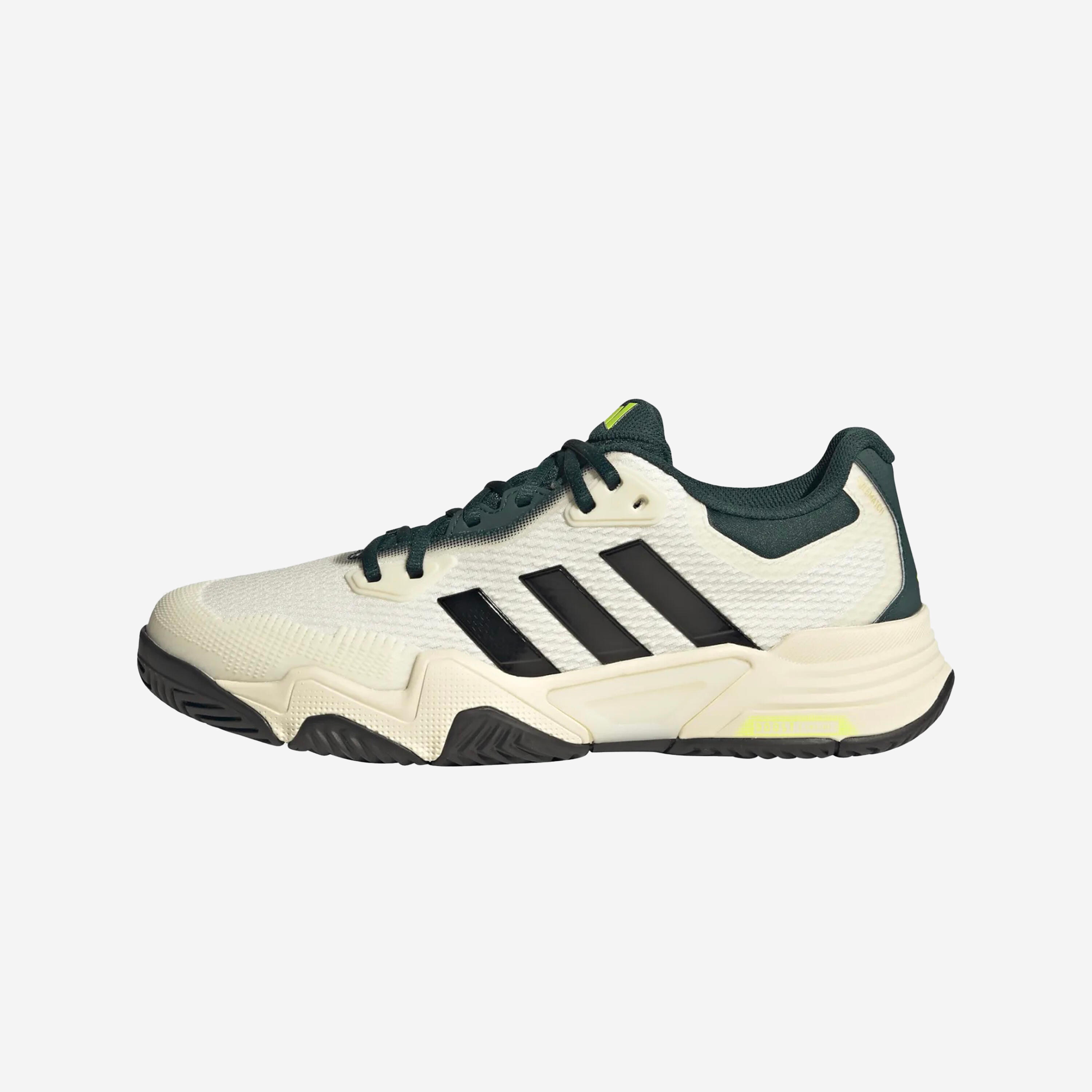 Tennisschuhe Multicourt Herren - ADIDAS Solematch Control 2 Weiß/Grün