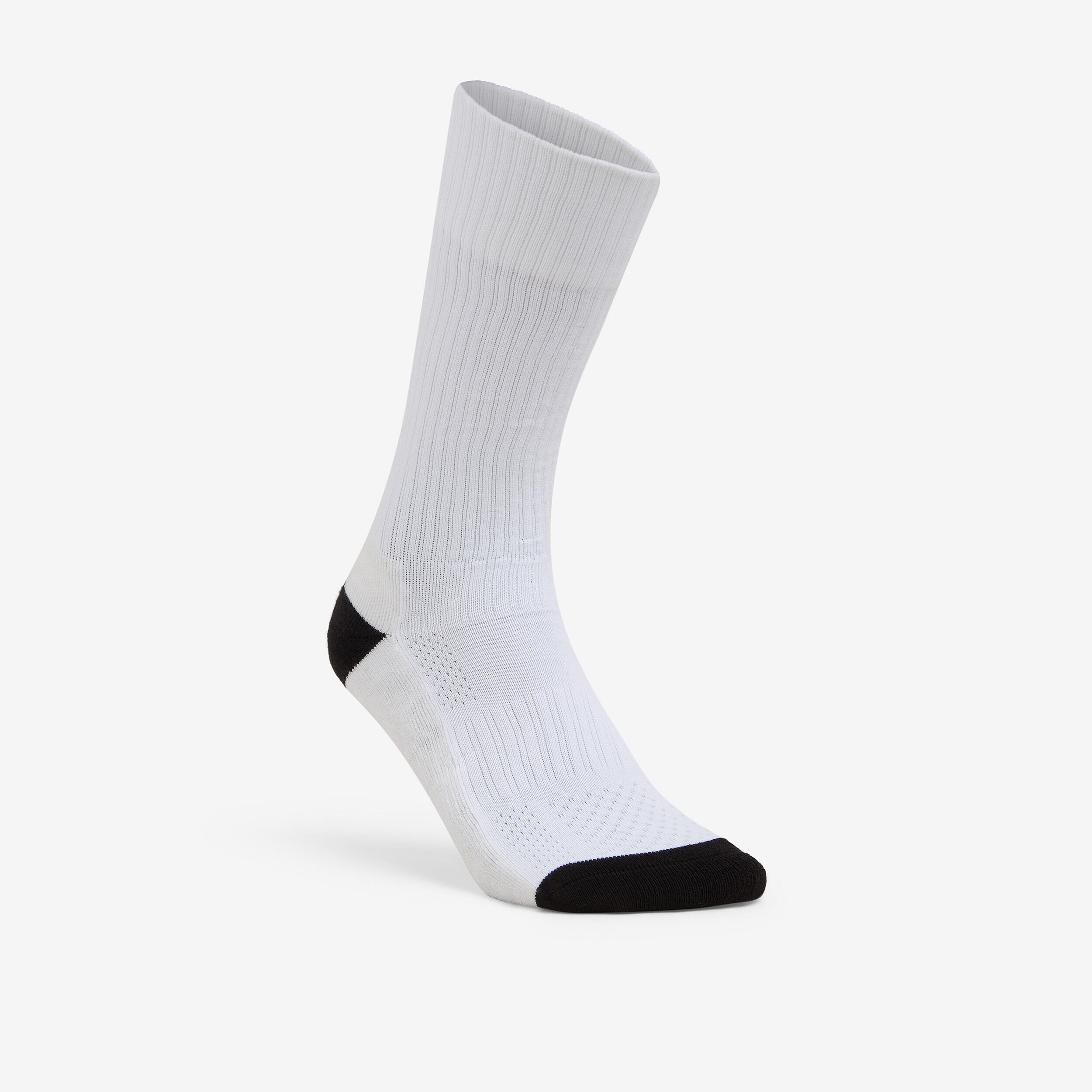 Damen/Herren/Kinder Handball Socken High - H500 1 Paar weiß/schwarz