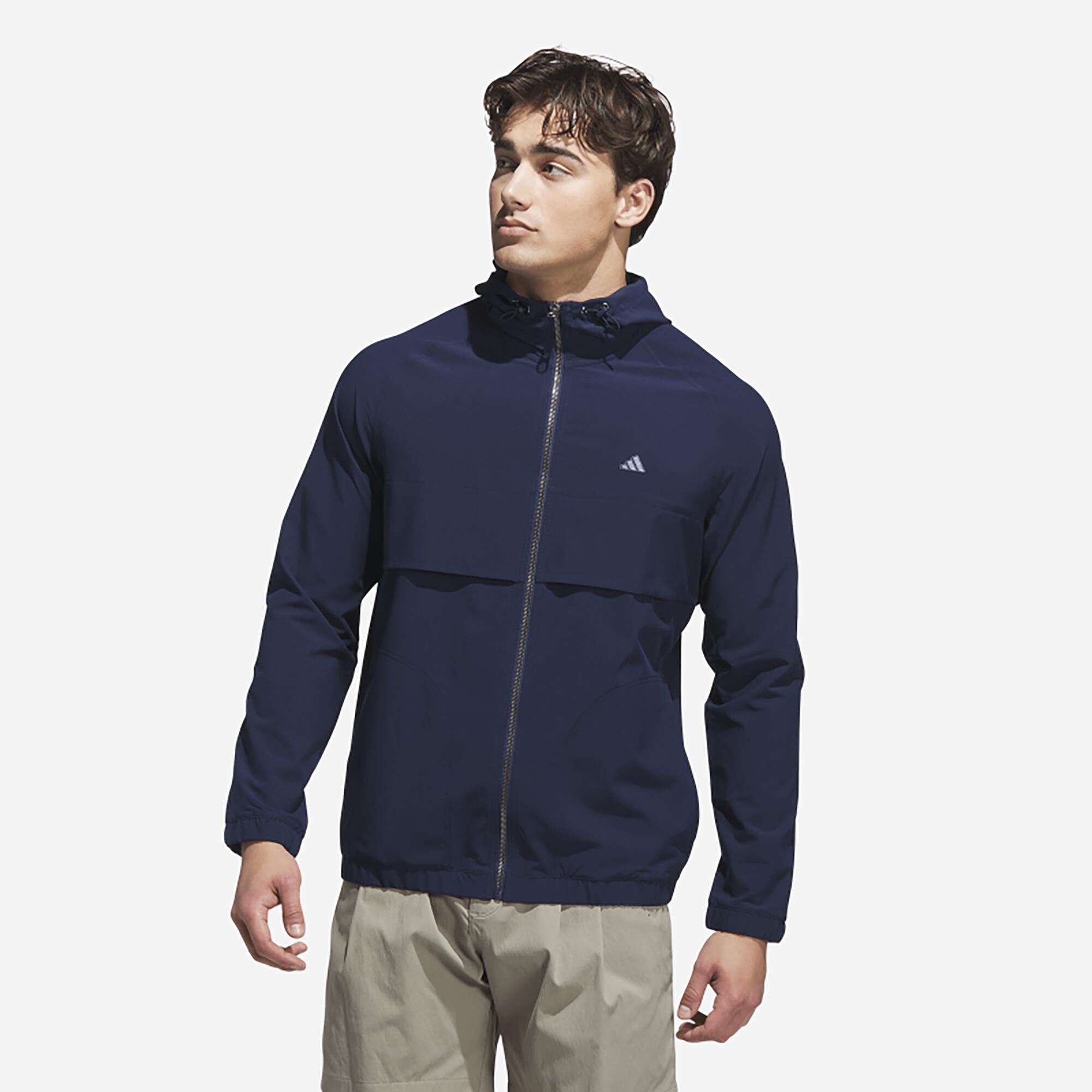 Herren Golf Jacke Windbreaker wasserabweisend - marineblau