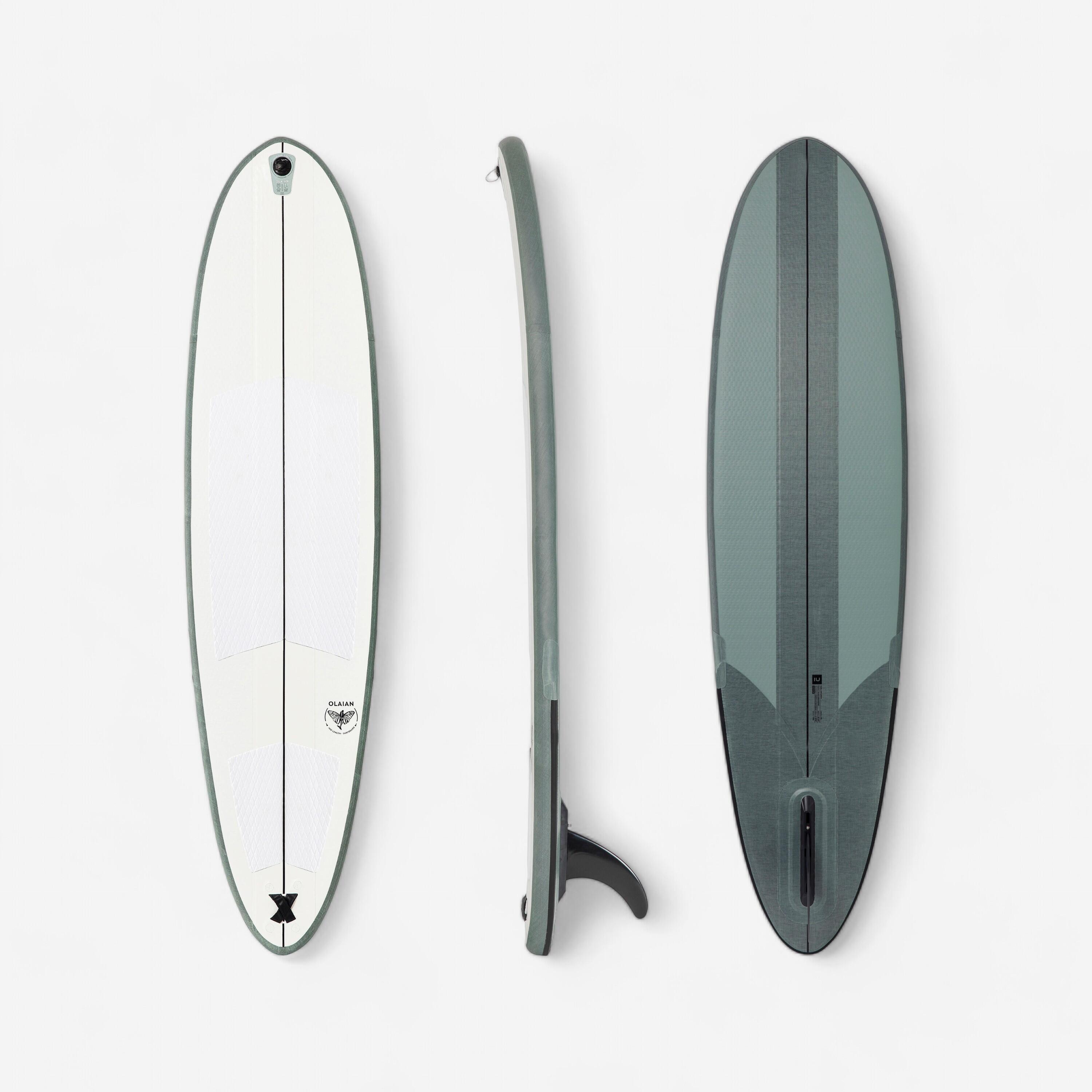 Surfboard aufblasbar (ohne Pumpe und Leash) 500 Compact 7'6"