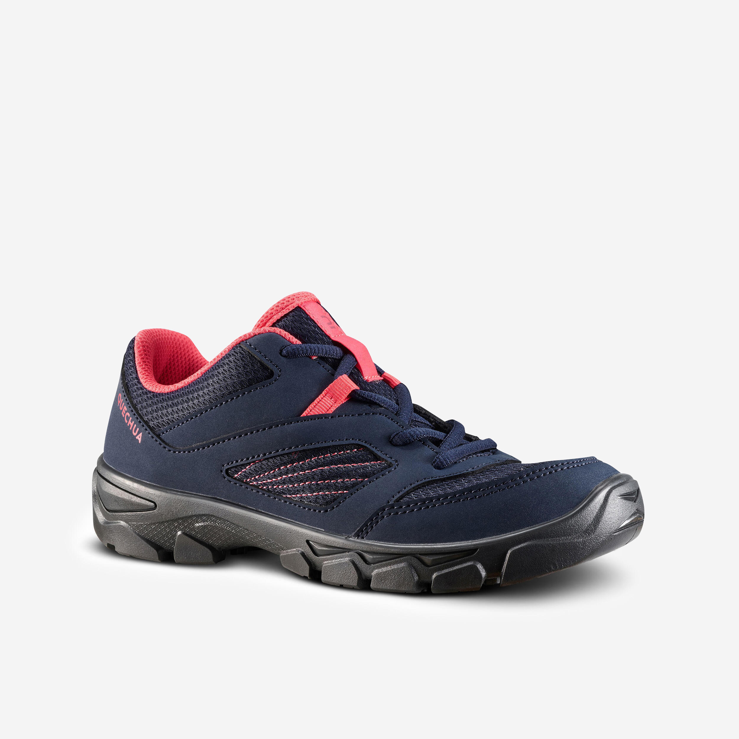 Wanderschuhe Kinder Gr.35-38 Schnürung Wandern - NH100 blau