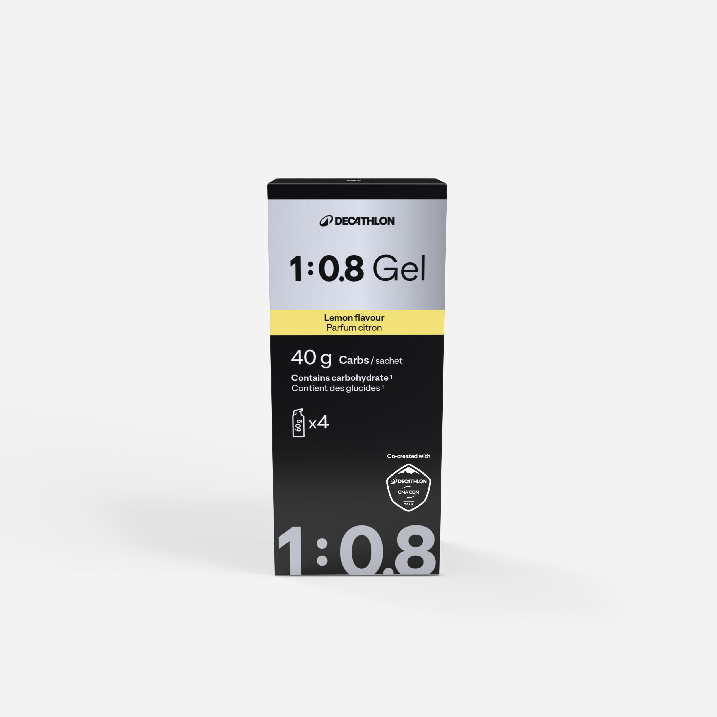 Gel 1:0,8 Zitrone 4 × 45 ml Co-Produktion Decathlon CMA CGM