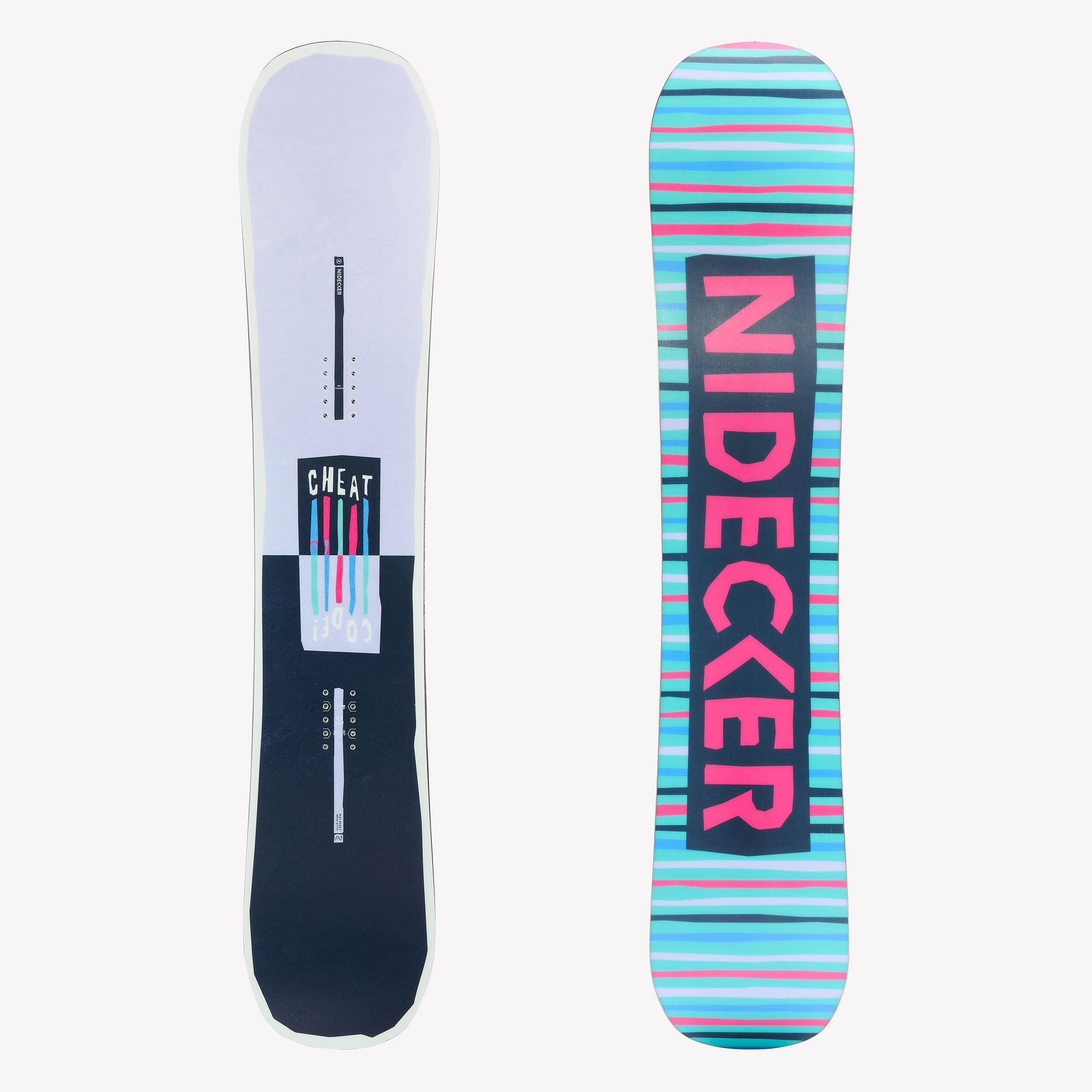 Snowboard Damen Allmountain - Cheat Nidecker violett