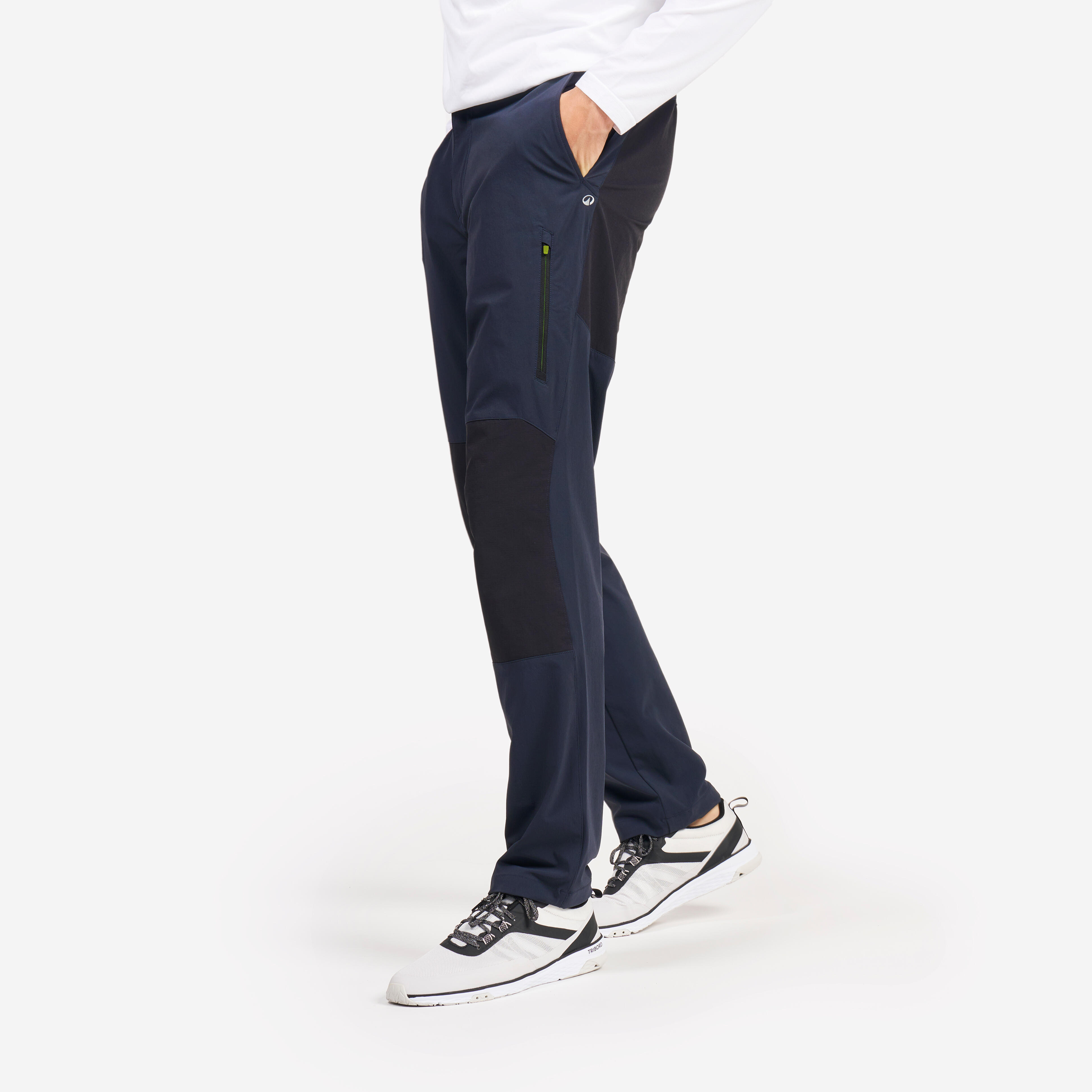 Segelhose Herren wasserabweisend Sailing 500 schwarz/grau