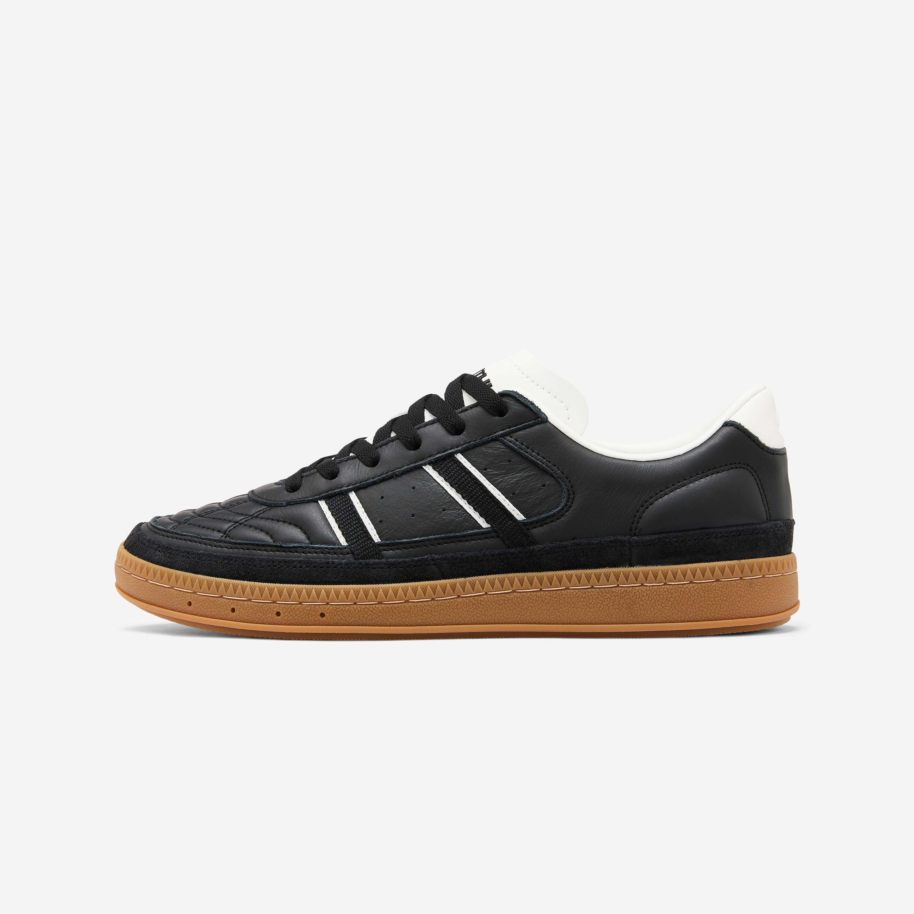 Fitnessschuhe Sneaker Leder - Player 80 schwarz