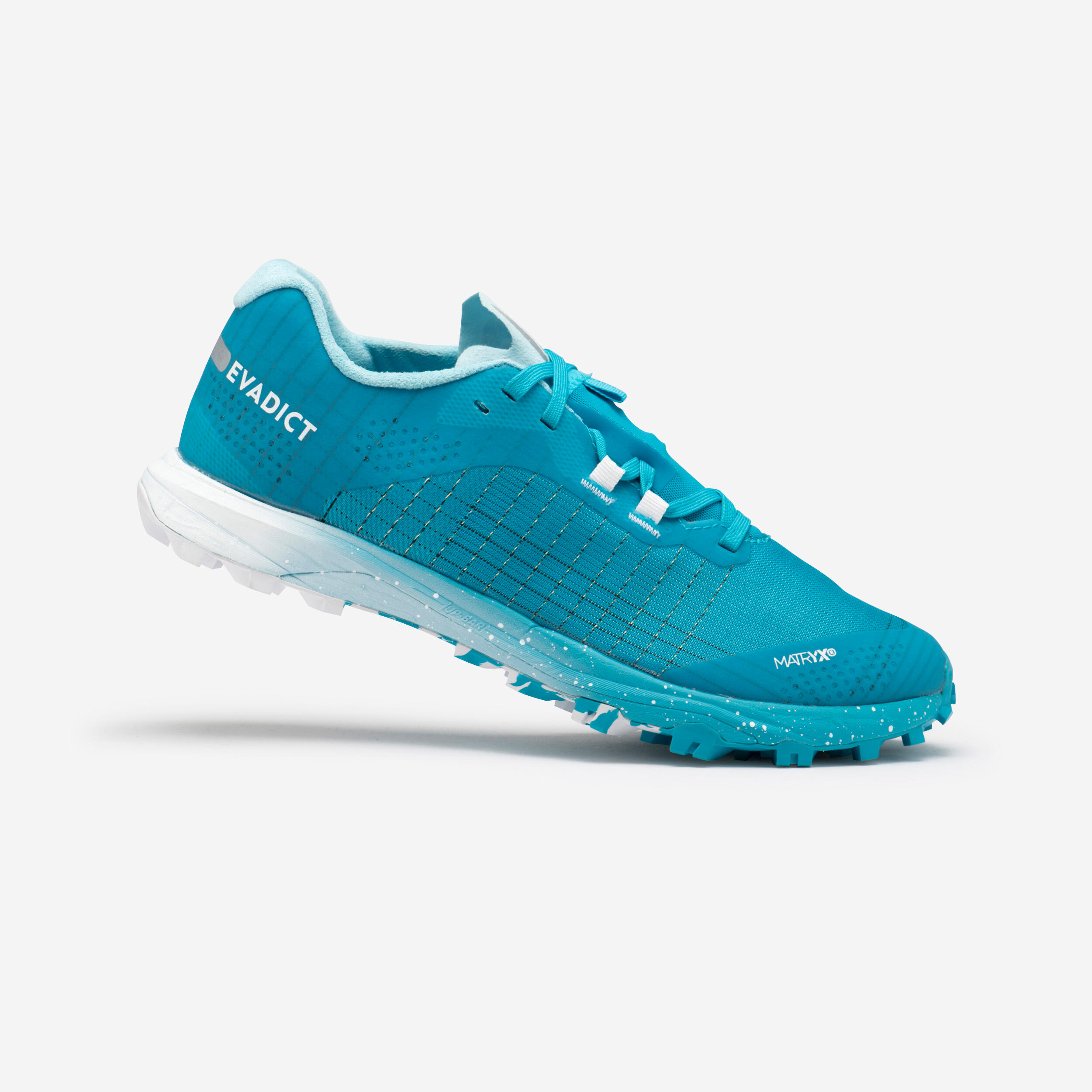 Laufschuhe Damen Trail - Race Light hellblau/weiss