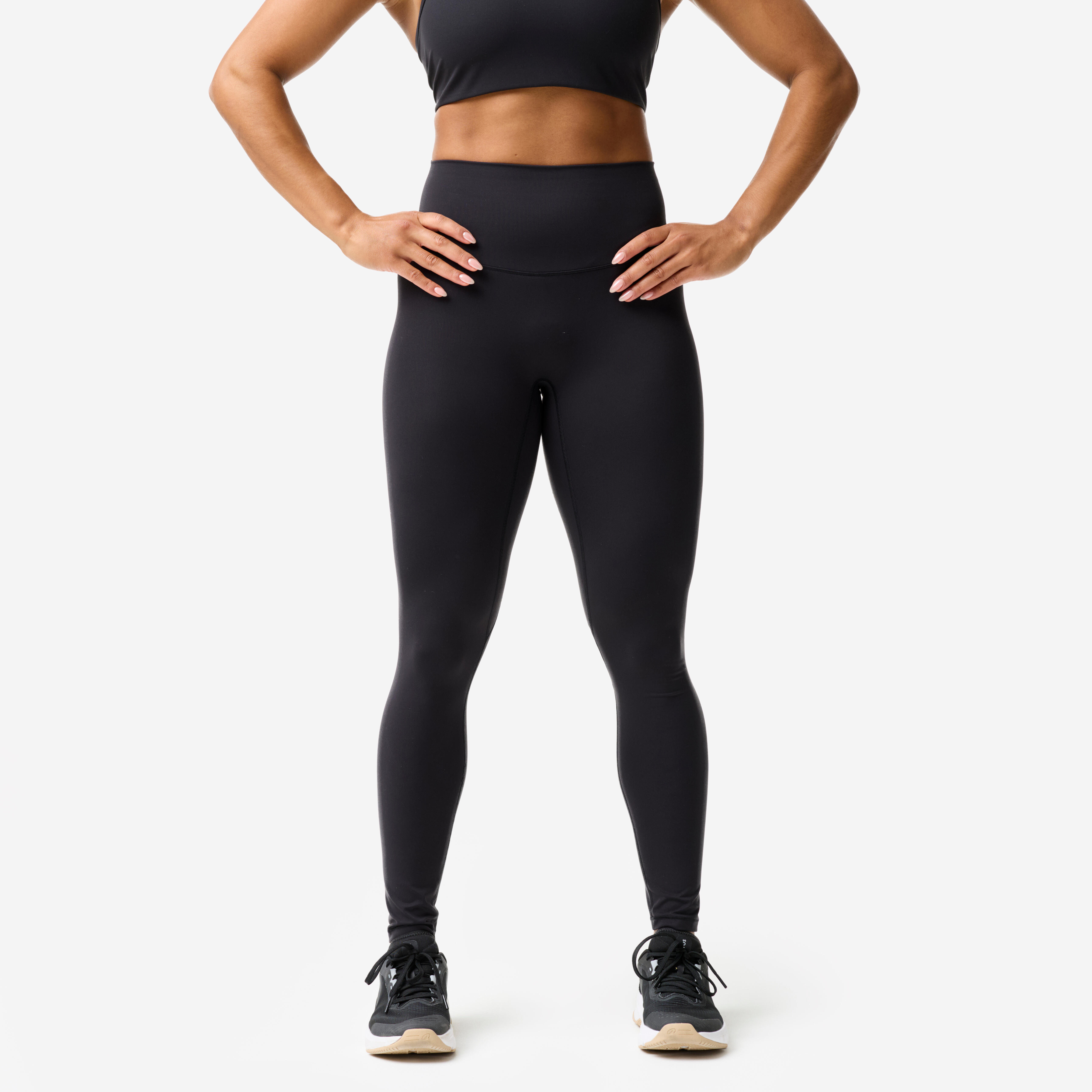 Leggings Damen abriebfest - schwarz