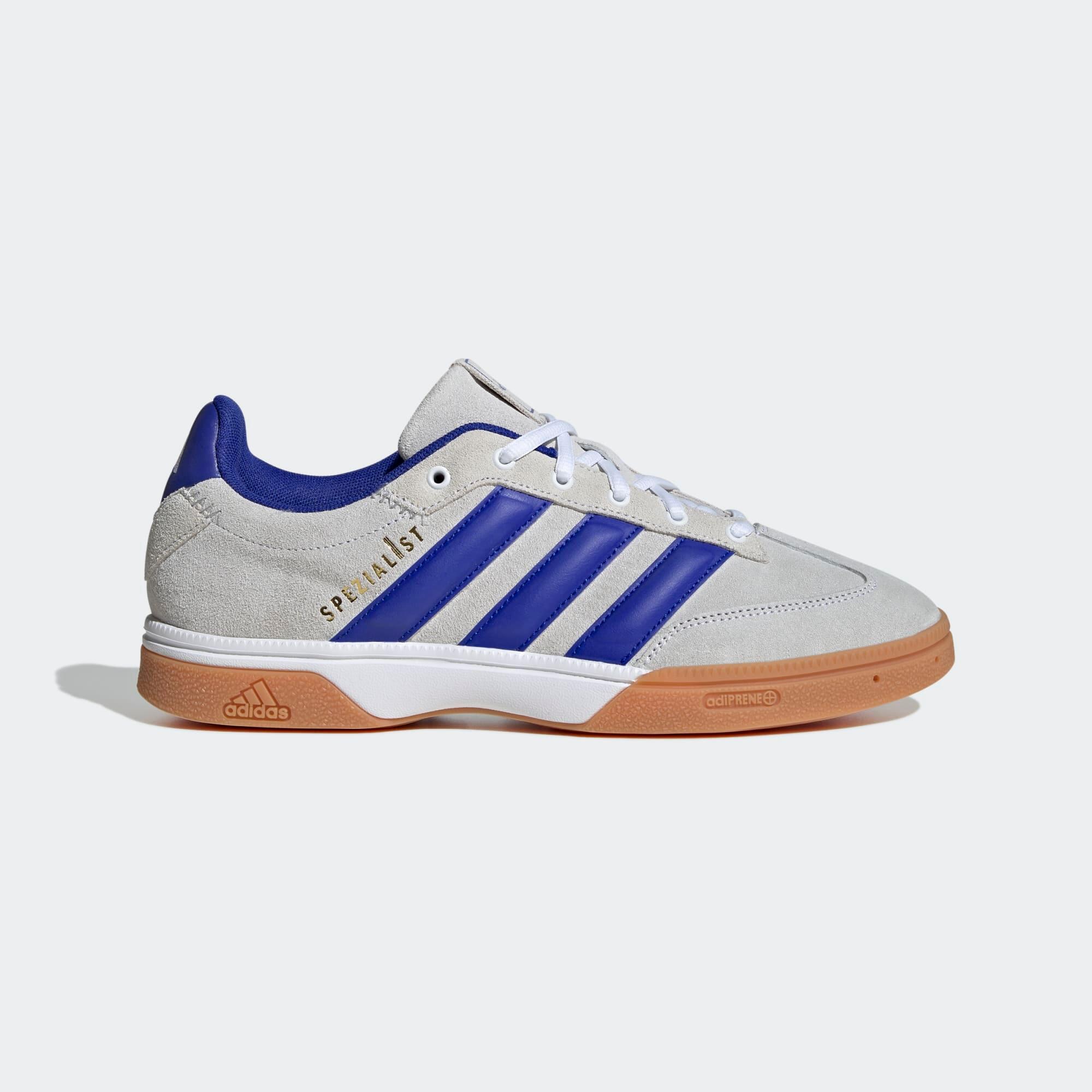 Damen/Herren Handballschuhe - ADIDAS Spezial grau/blau