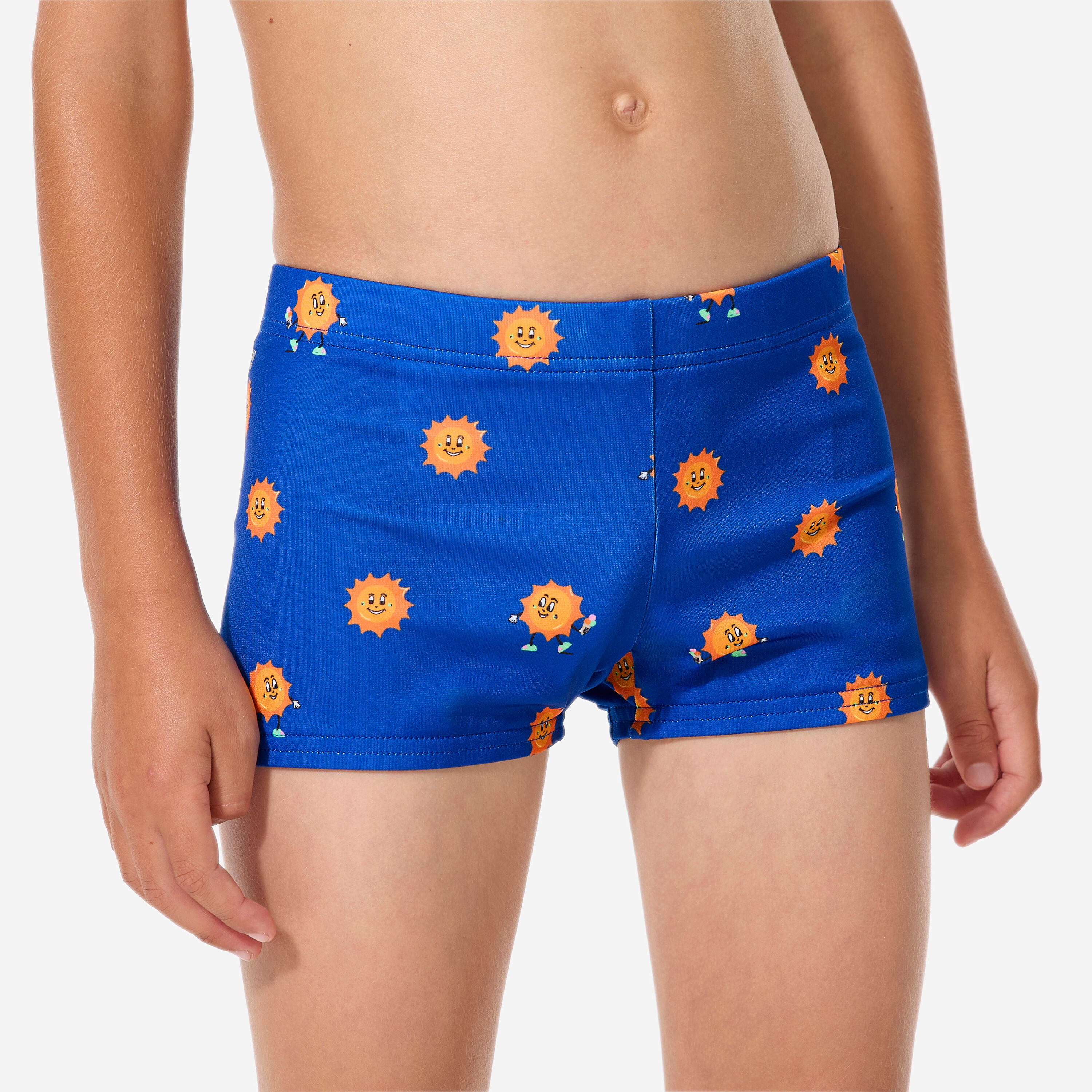 Badehose Boxer Jungen - Fiti Sunny blau