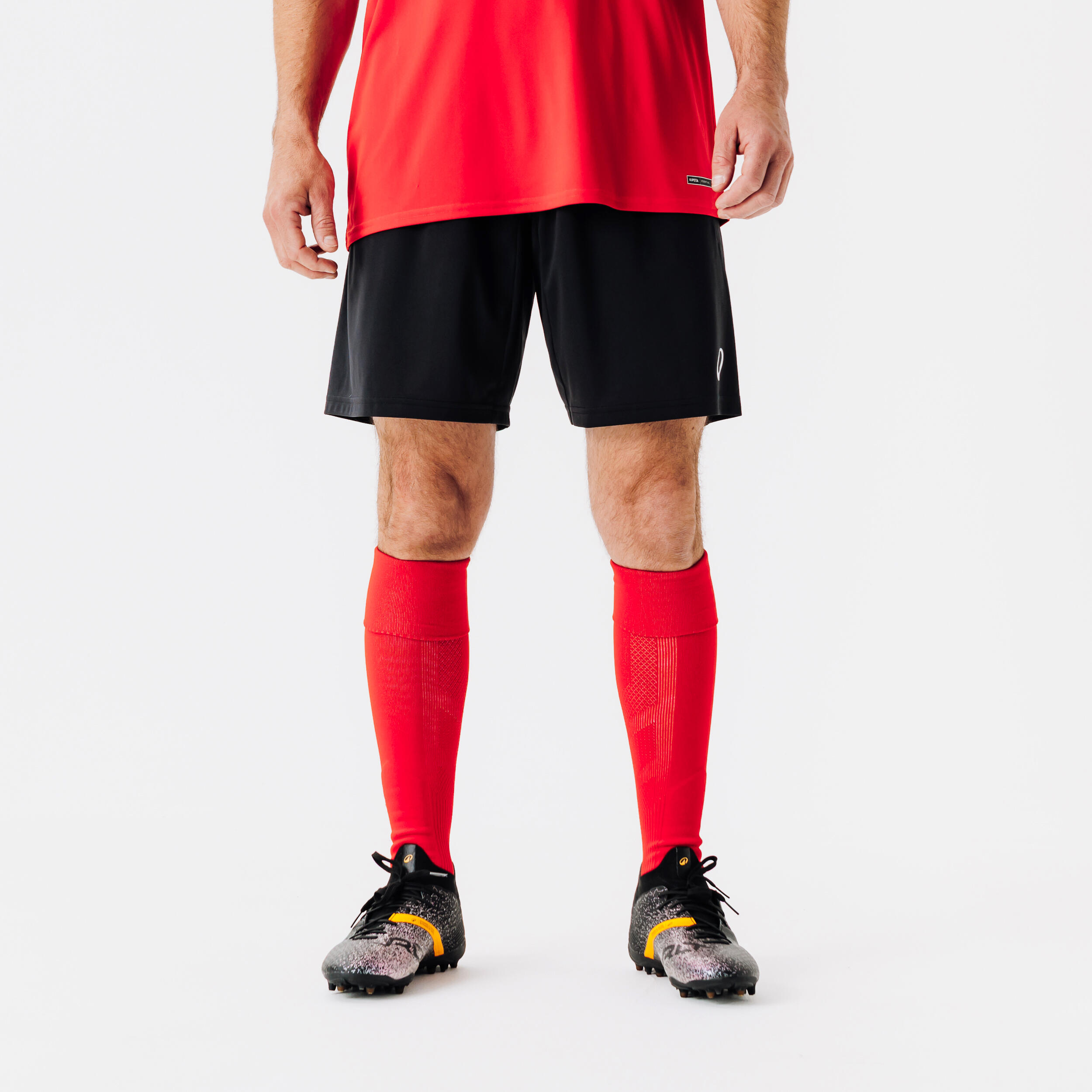 Damen/Herren Fußball Shorts - Essential Club schwarz