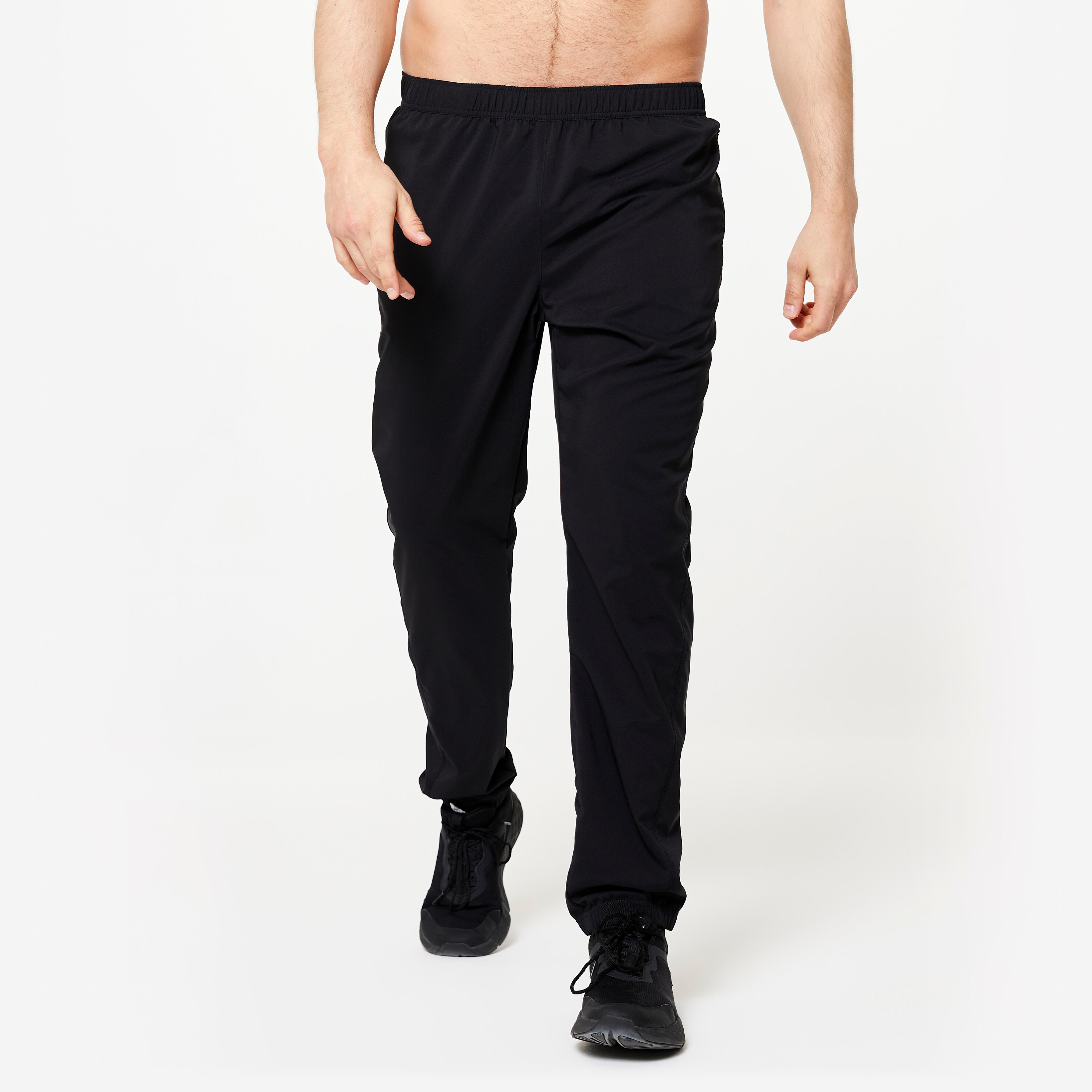 Trainingshose Herren atmungsaktiv Regular - Essential schwarz