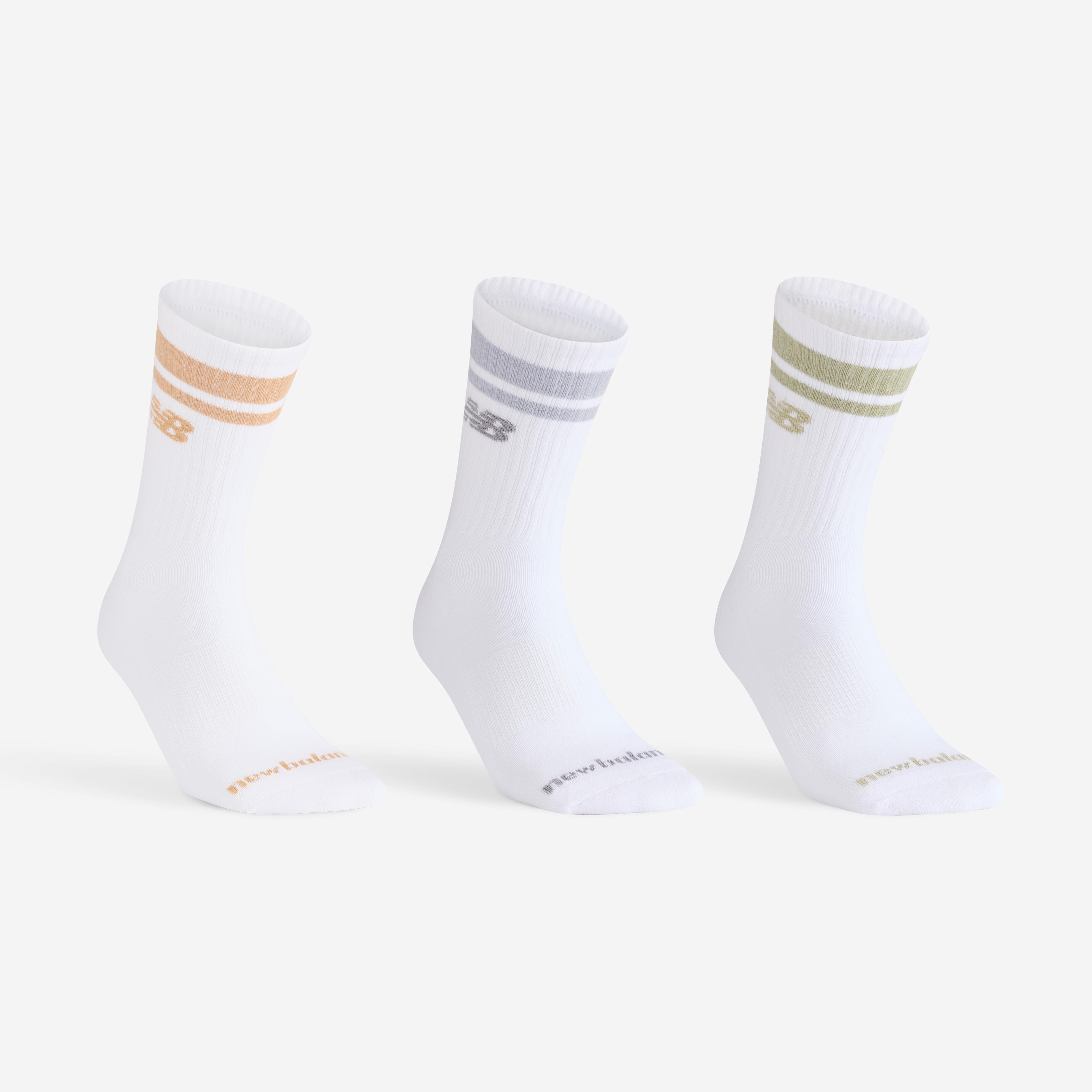 Sportsocken High 3er Pack - grün/grau