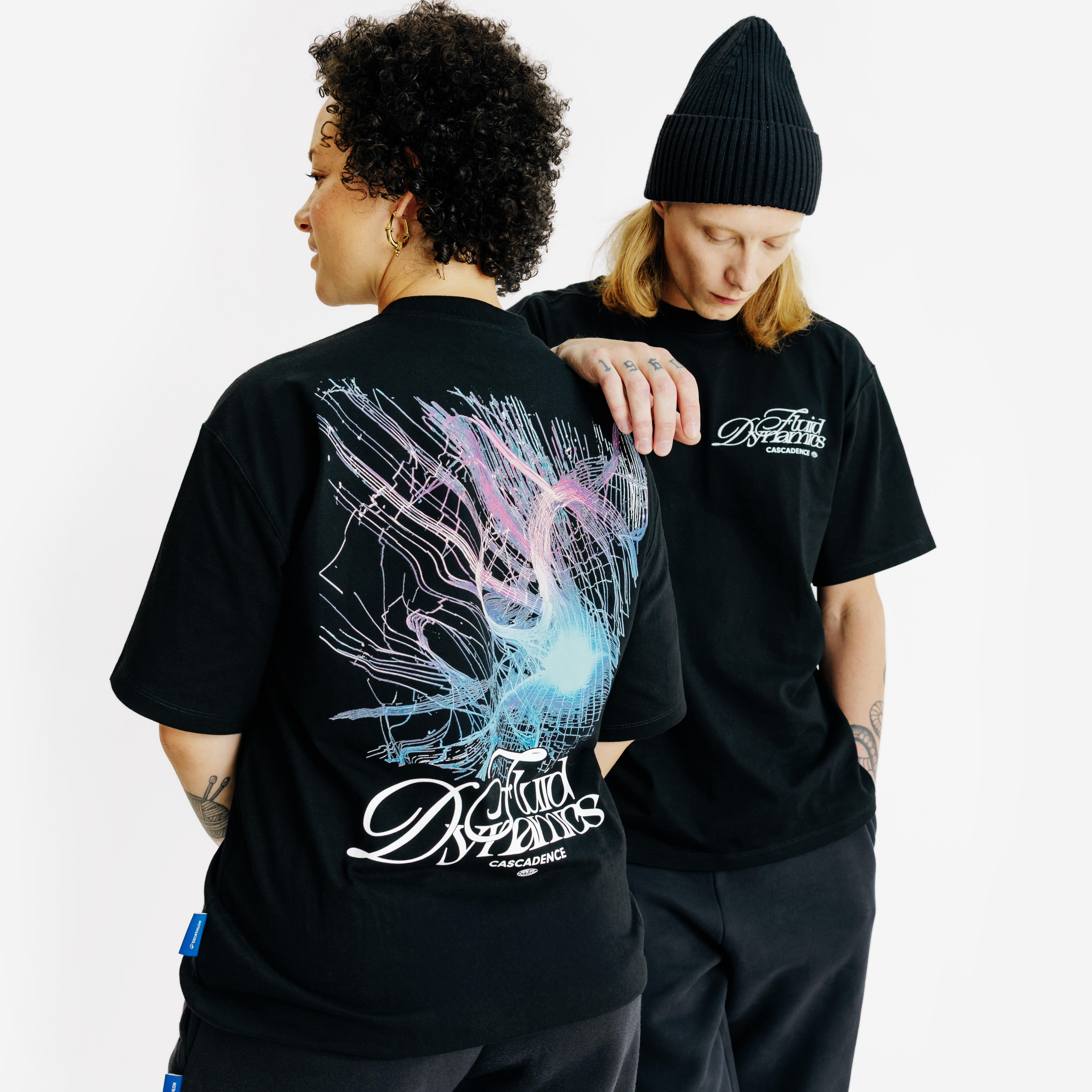 T-Shirt Grafik - schwarz