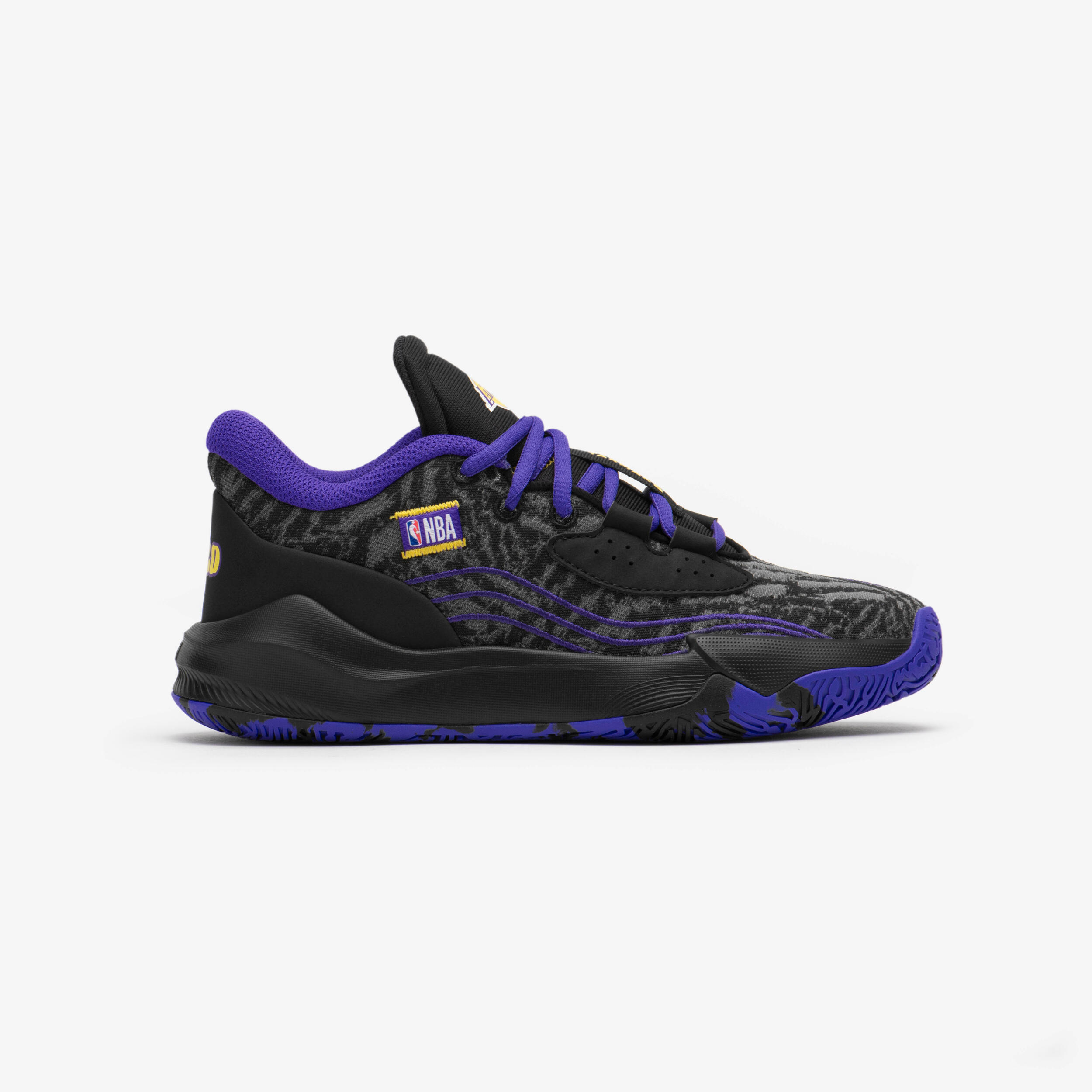 Kinder Basketballschuhe low NBA Lakers - Fast 900 Low-1 schwarz