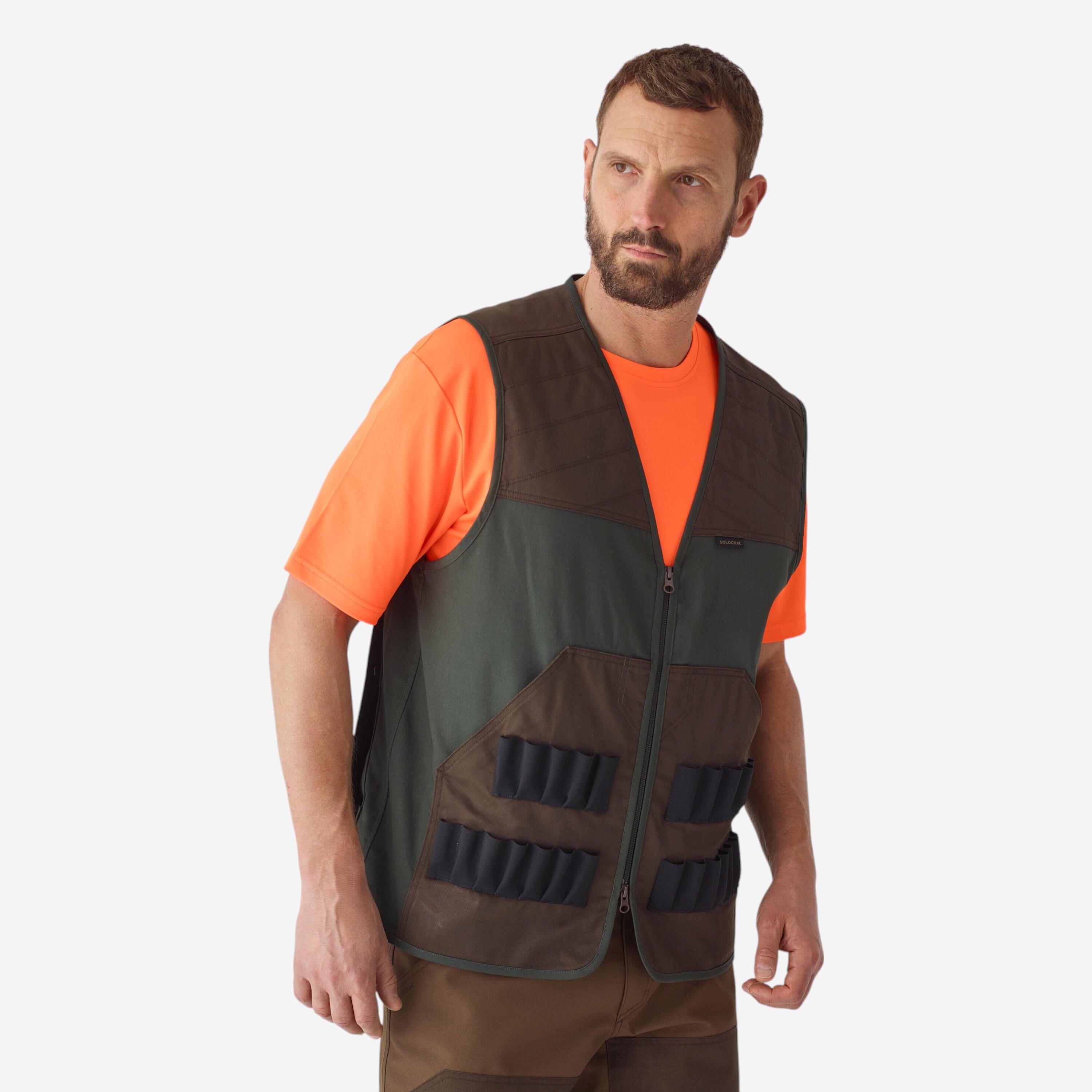 Jagdweste 100 zweifarbig