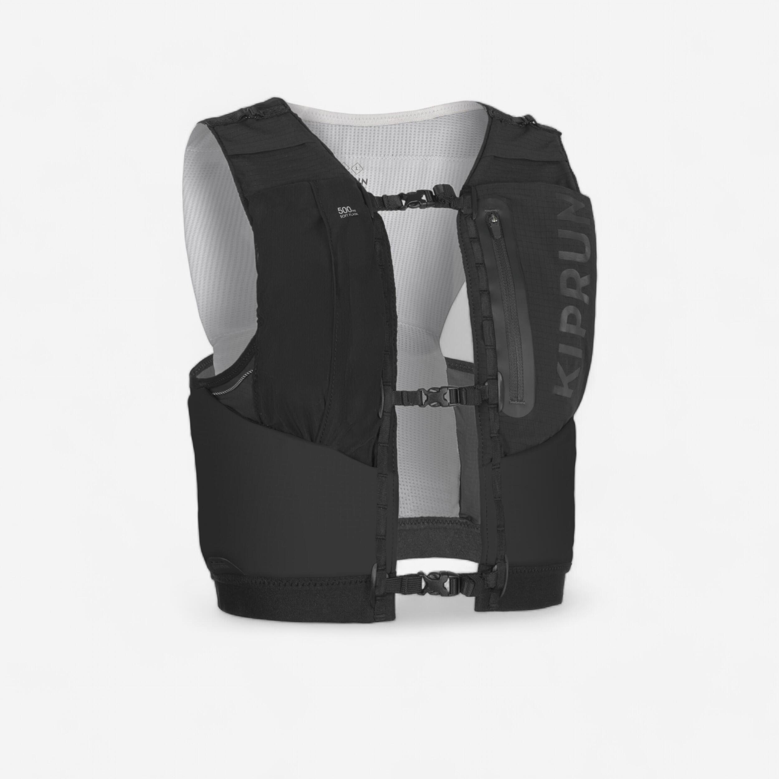 Laufweste Trailrunning 5 Liter Unisex Wettkampf - 900 Race schwarz