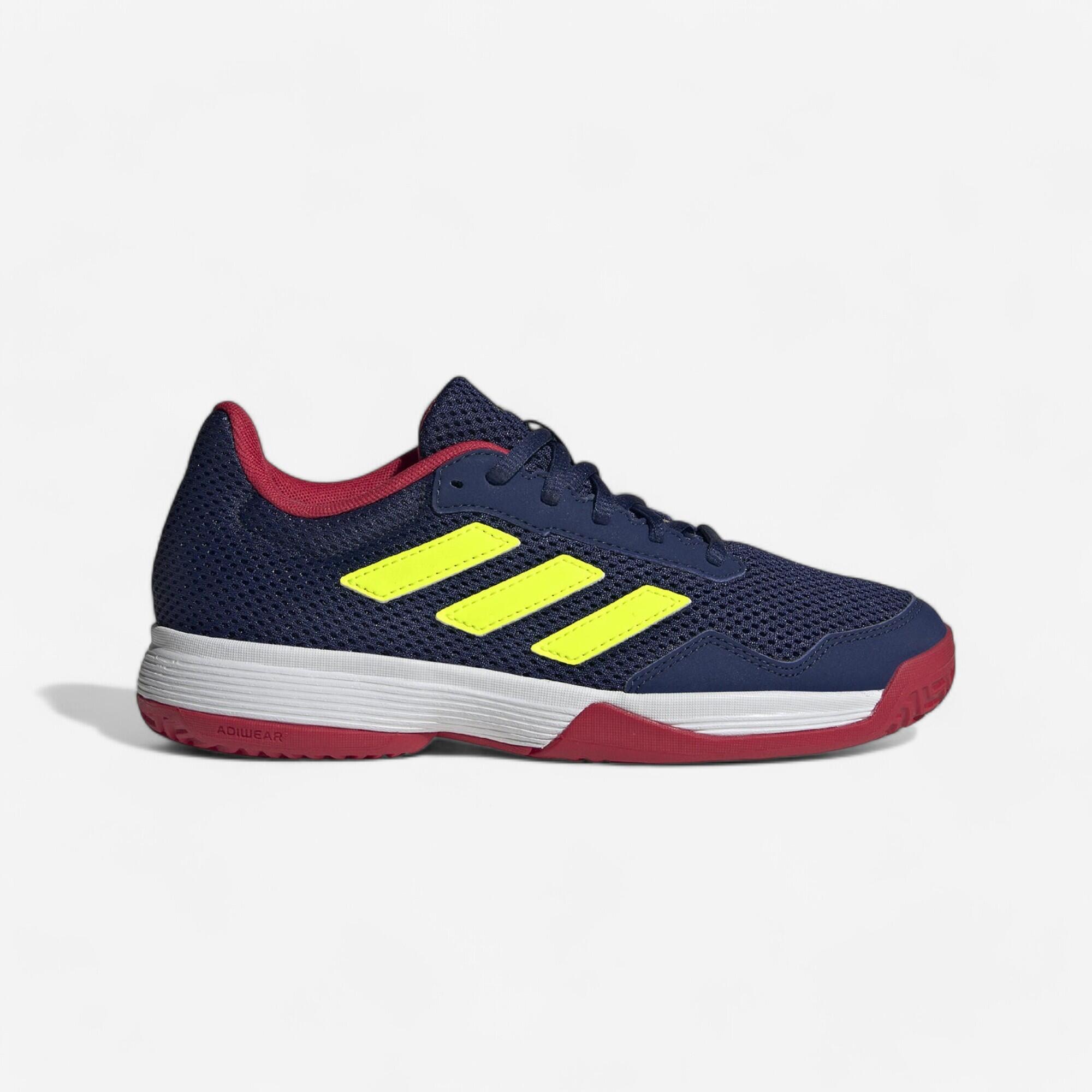 Kinder Tennisschuhe Multicourt - Gamespec blau/gelb