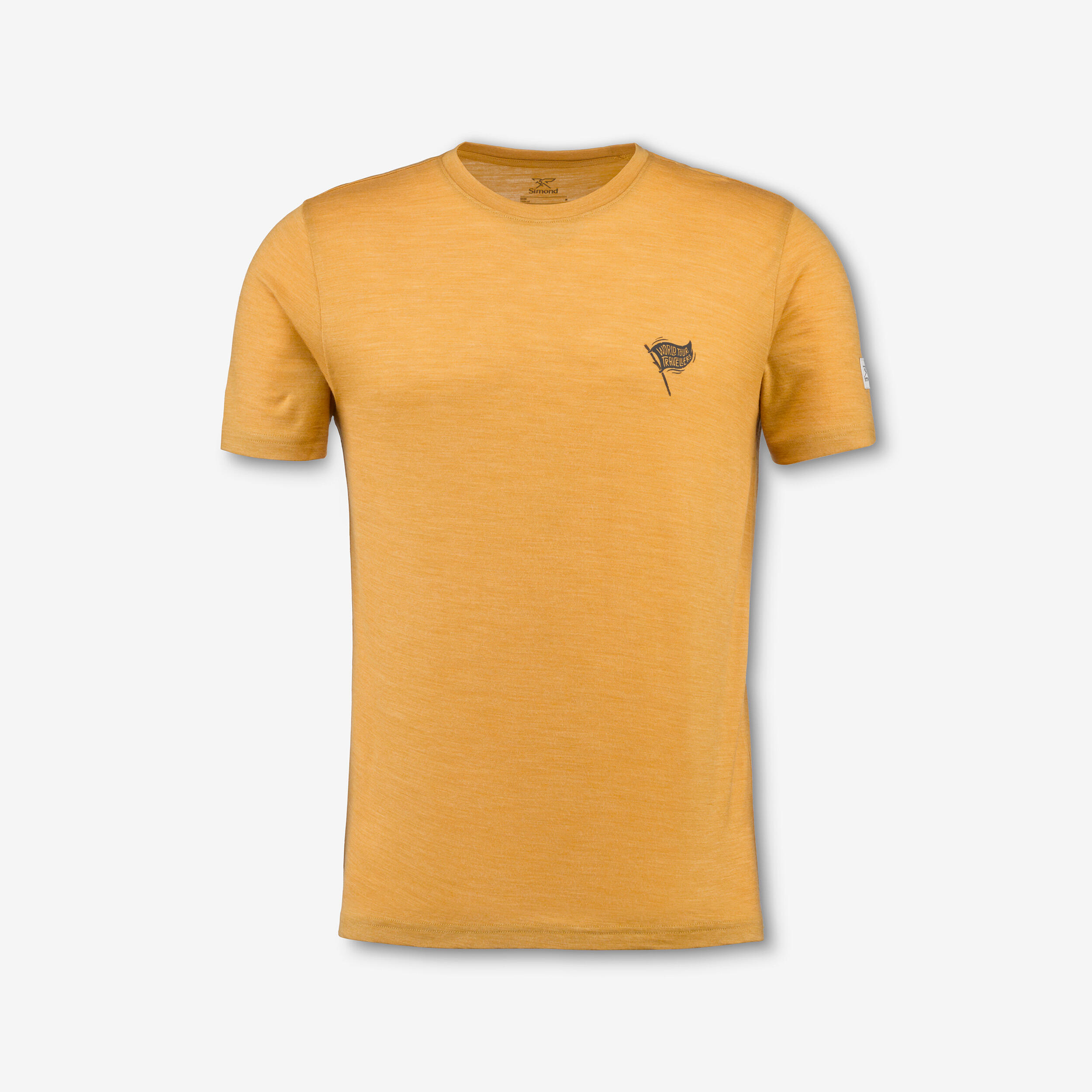 Merinoshirt Herren kurzarm - Merino Fresh gelb