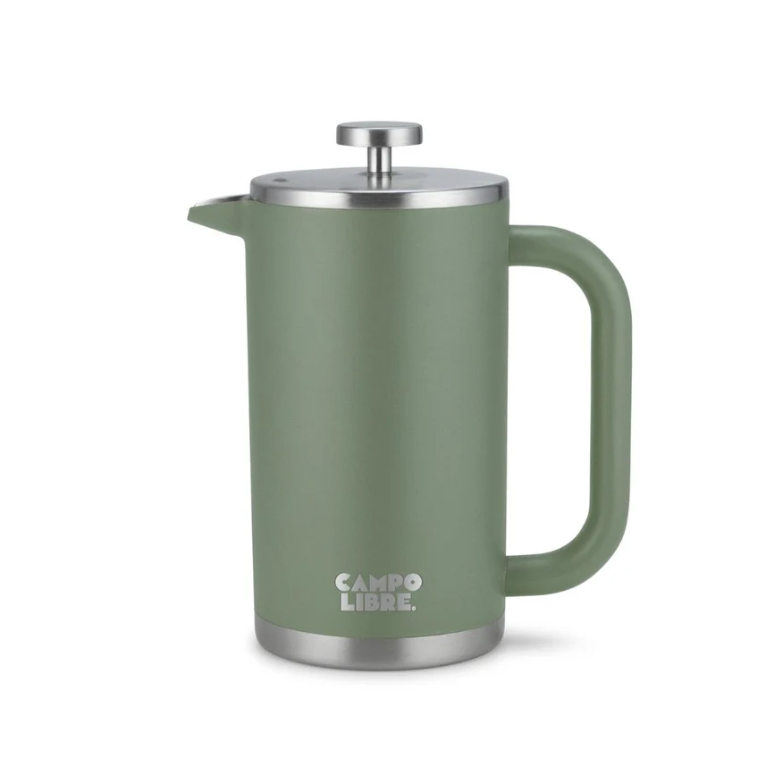 CAMPO LIBRE Giorgio 1.0 Isolierte French Press aus recyceltem Edelstahl (1000ml)
