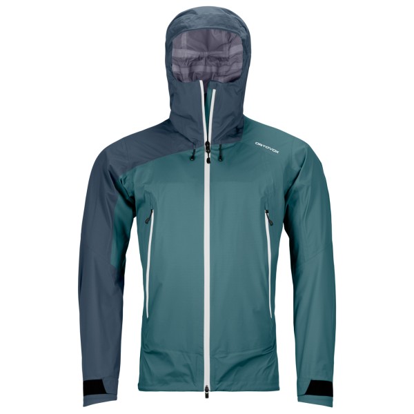 Ortovox - Westalpen 3L Light Jacket - Regenjacke Gr L türkis/blau