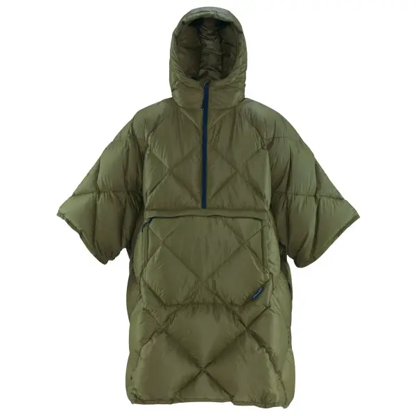 Therm-a-Rest - Honcho Poncho Down - Poncho Gr One Size oliv