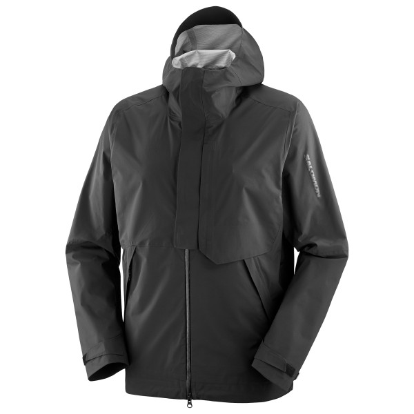 Salomon - Outerpath Pro 2.5L - Regenjacke Gr M schwarz/grau