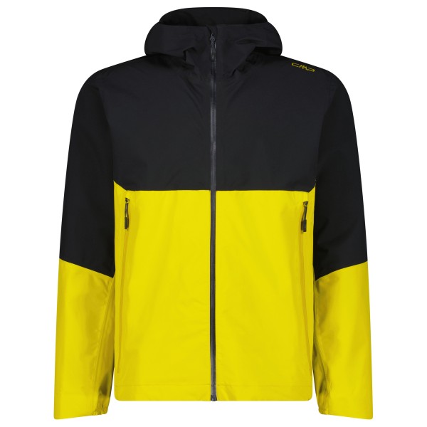 CMP - Jacket Fix Hood 2 Layer - Regenjacke Gr 58 gelb/schwarz