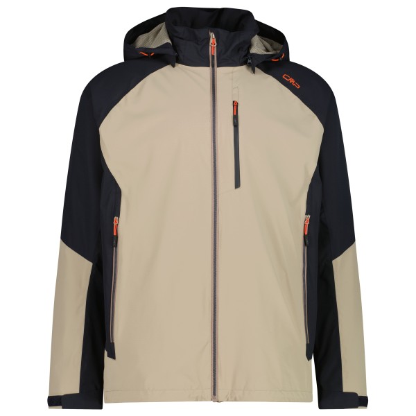 CMP - Jacket Zip Hood Ripstop - Regenjacke Gr 48 beige