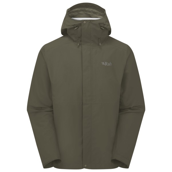Rab - Downpour Jacket - Regenjacke Gr XXL oliv/braun