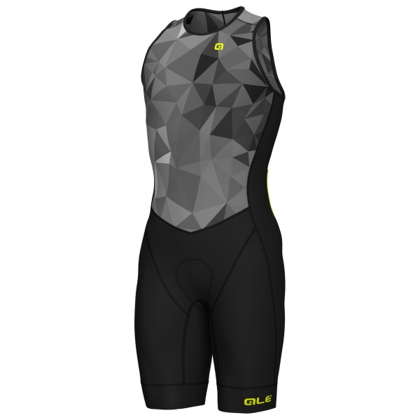 Alé - Triathlon Triple Body Sleeveless - Radeinteiler Gr M schwarz/grau